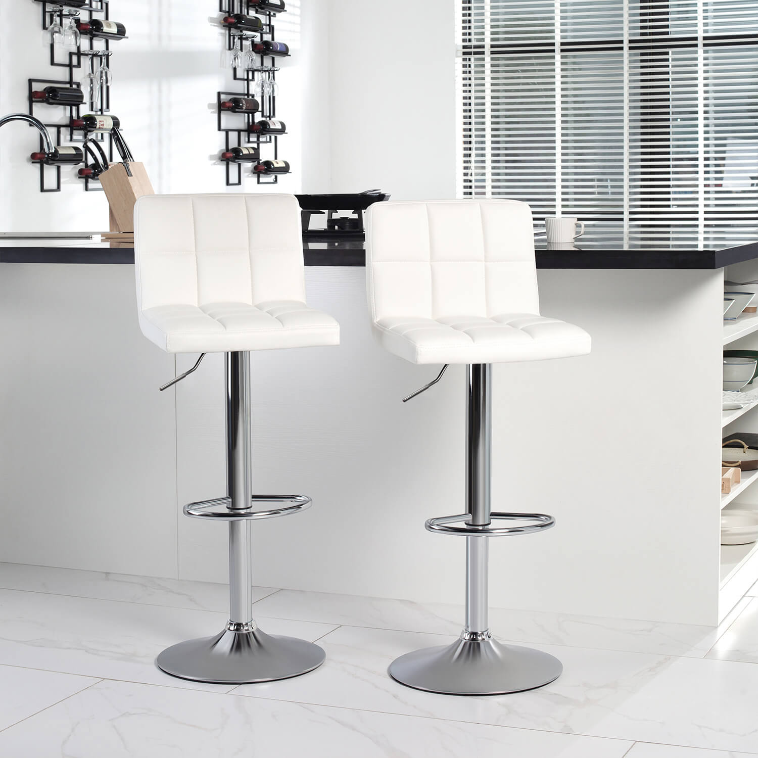 homall-bar-stool-barhocker-2er-set-kunstleder-schwarz image 3