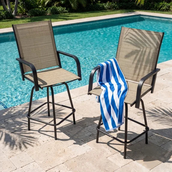 homall-bar-stool-barhocker-beige-2er-set-drehbar-outdoor image 7