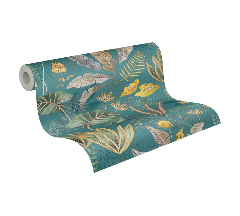 a-s-cr-ation-famous-garden-393483-vliestapete-petrol-10-05m image 4