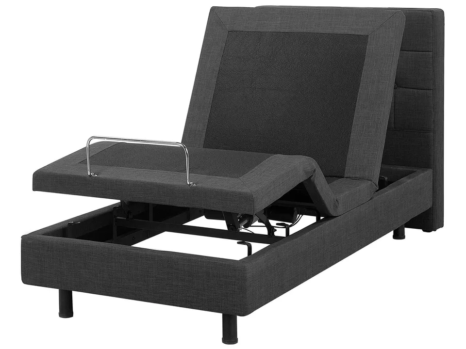 beliani-duke-polsterbett-80x200-dunkelgrau-elektrisch-verstellbar image 1