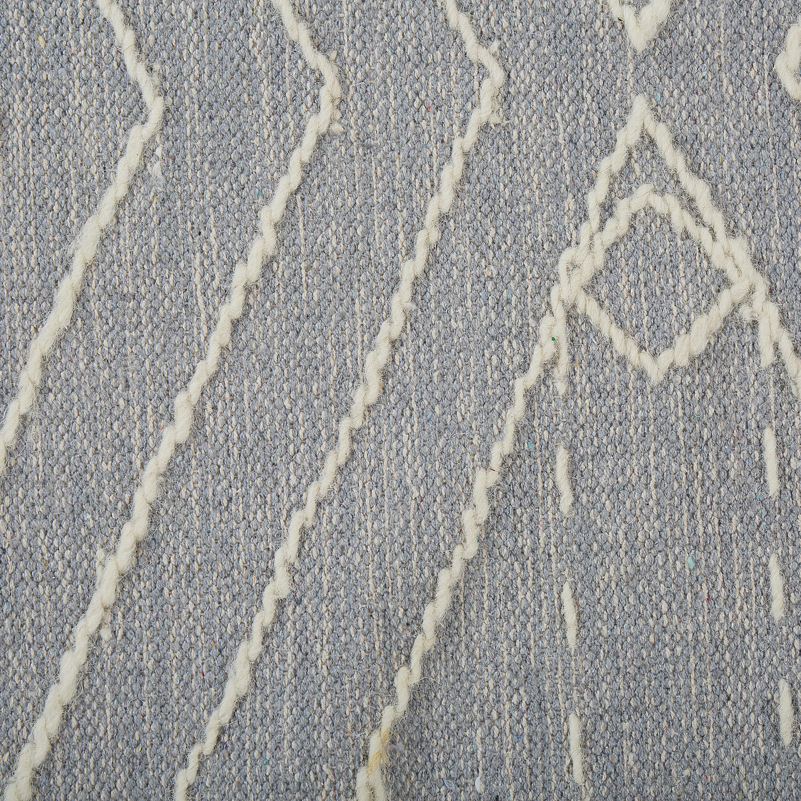 beliani-khenifra-teppich-80x150-hellgrau-geometrisch-baumwolle image 6