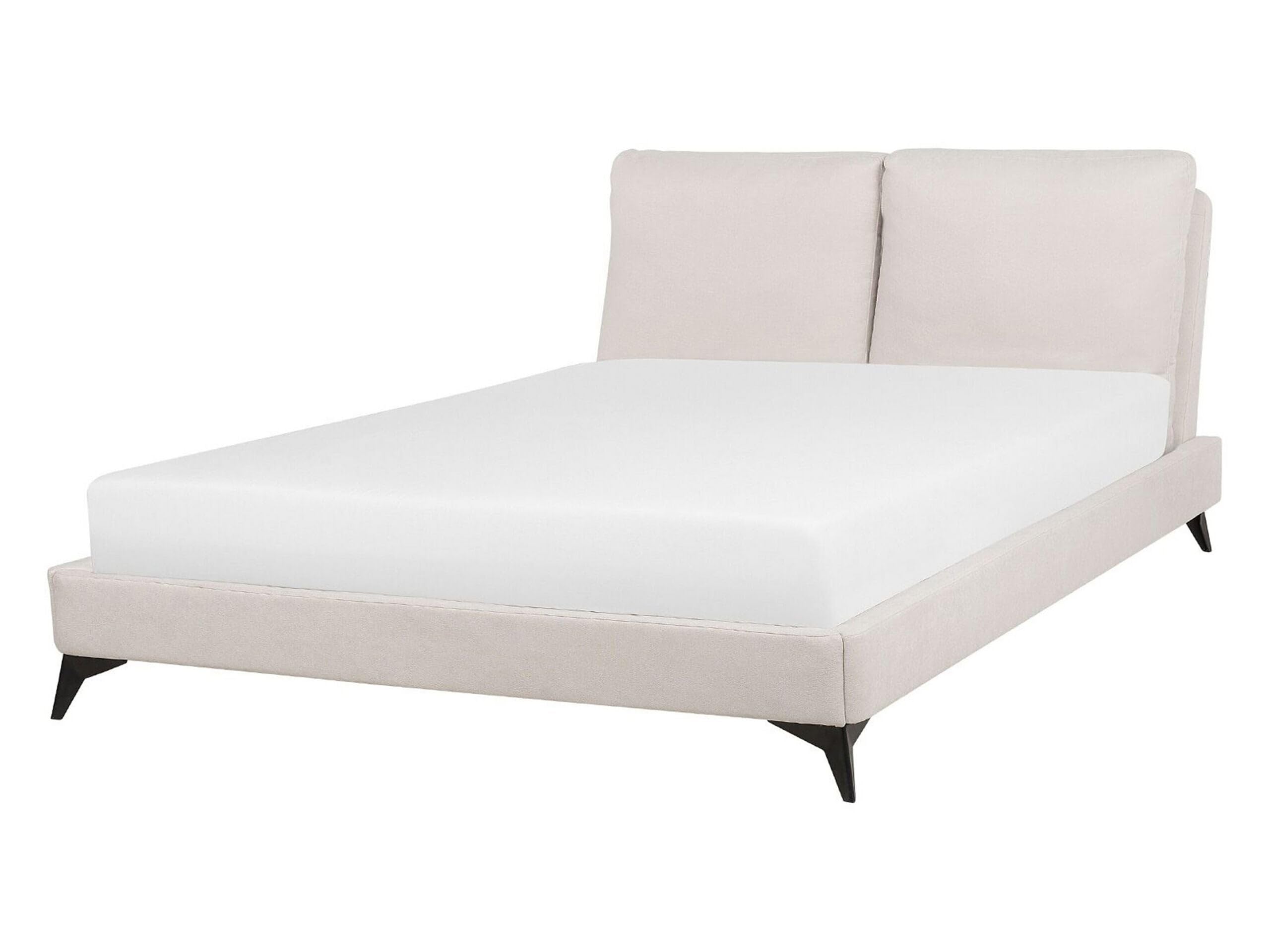 beliani-melle-polsterbett-140x200-beige-chenille-mit-kopfteil image 1