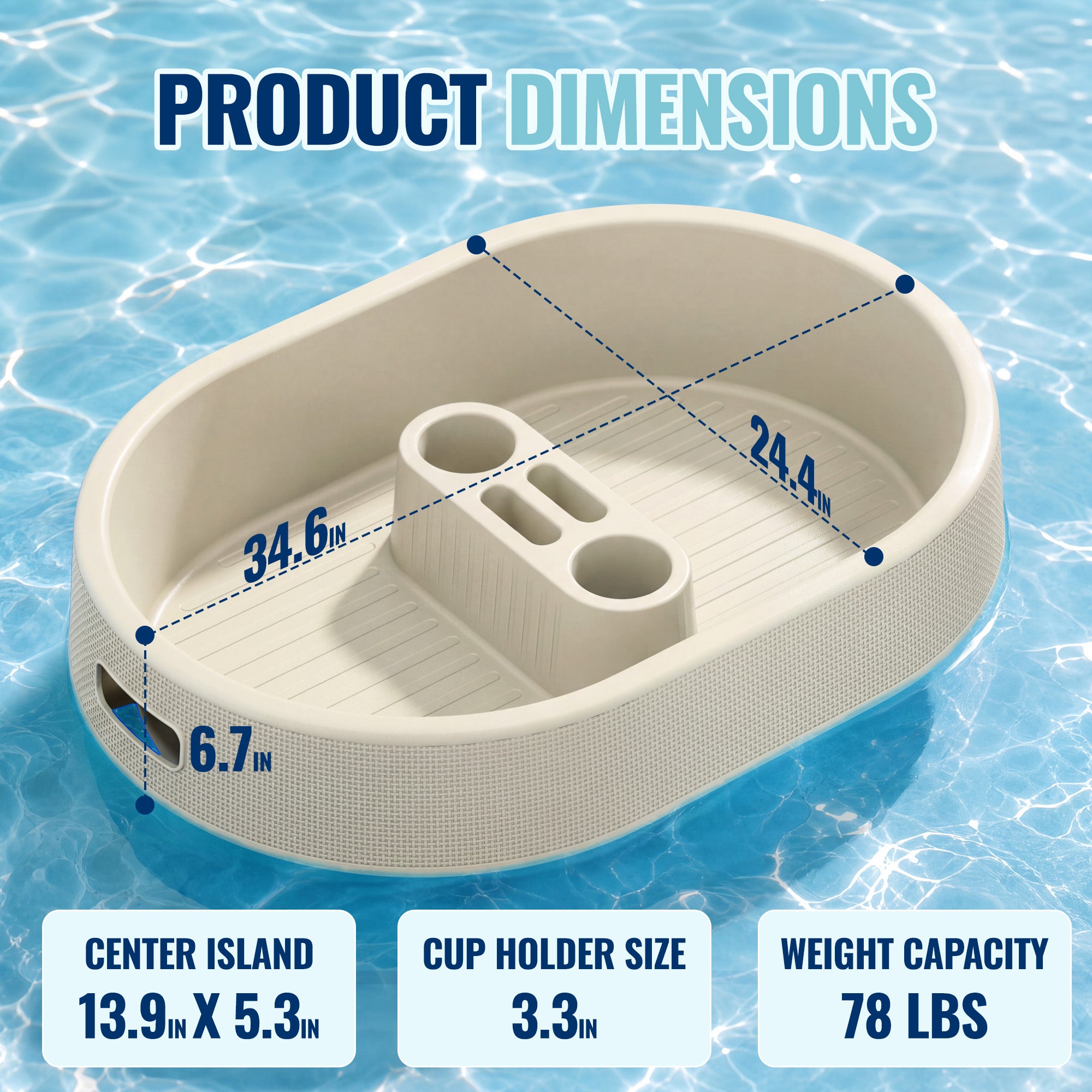homall-patio-furniture-pool-tablett-schwimmend-beige-getr-nke image 4