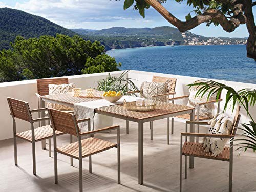 beliani-viareggio-gartenm-bel-set-teak-200x90-tisch-6-st-hle image 8