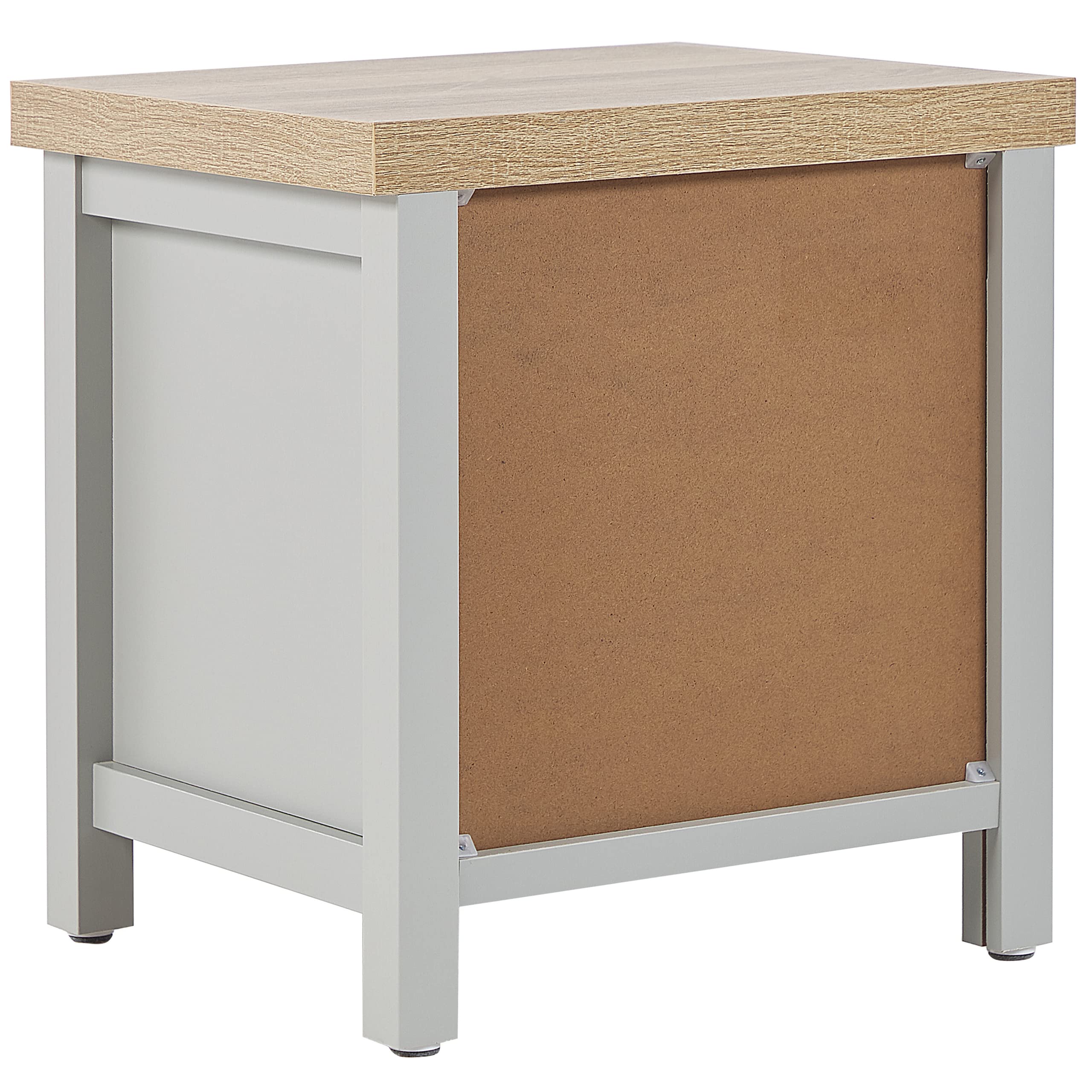 beliani-clio-nachttisch-grau-holz-2-schubladen image 6
