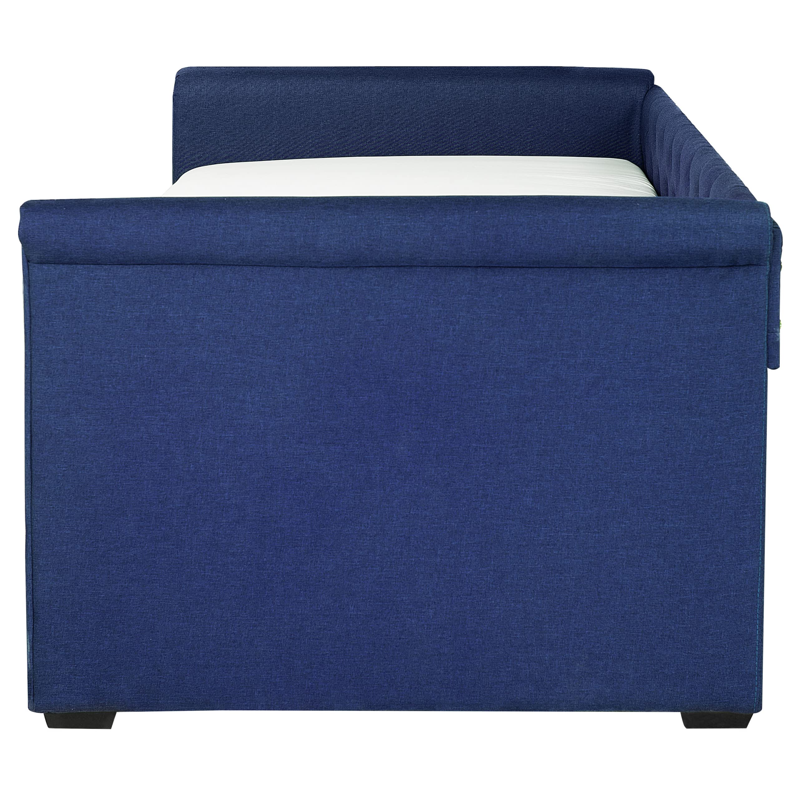 beliani-libourne-tagesbett-90x200-marineblau-ausziehbett-leinenoptik image 6