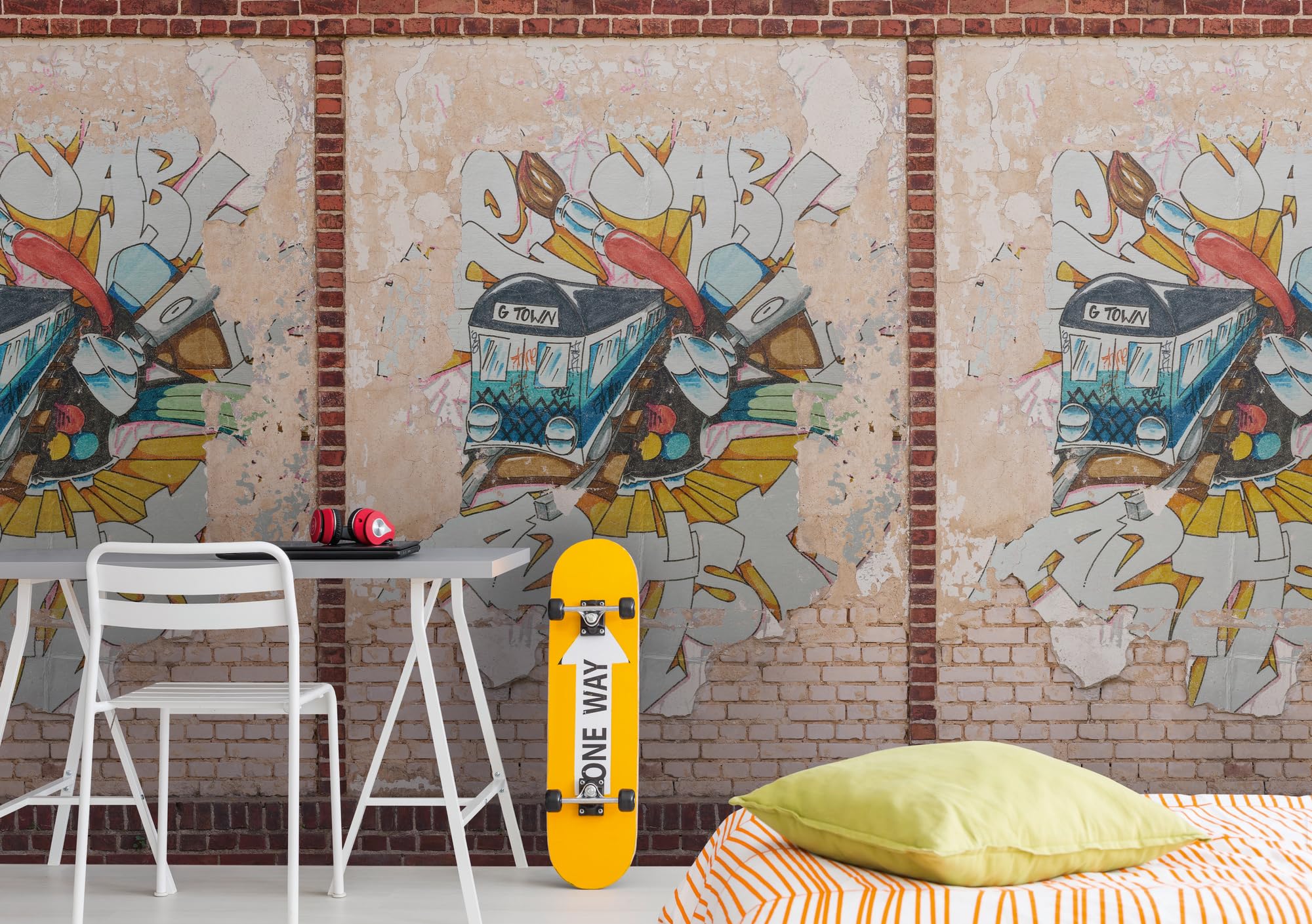 a-s-cr-ation-fototapeten-graffiti-backstein-fototapete-beige-2-80x1-59-m image 6