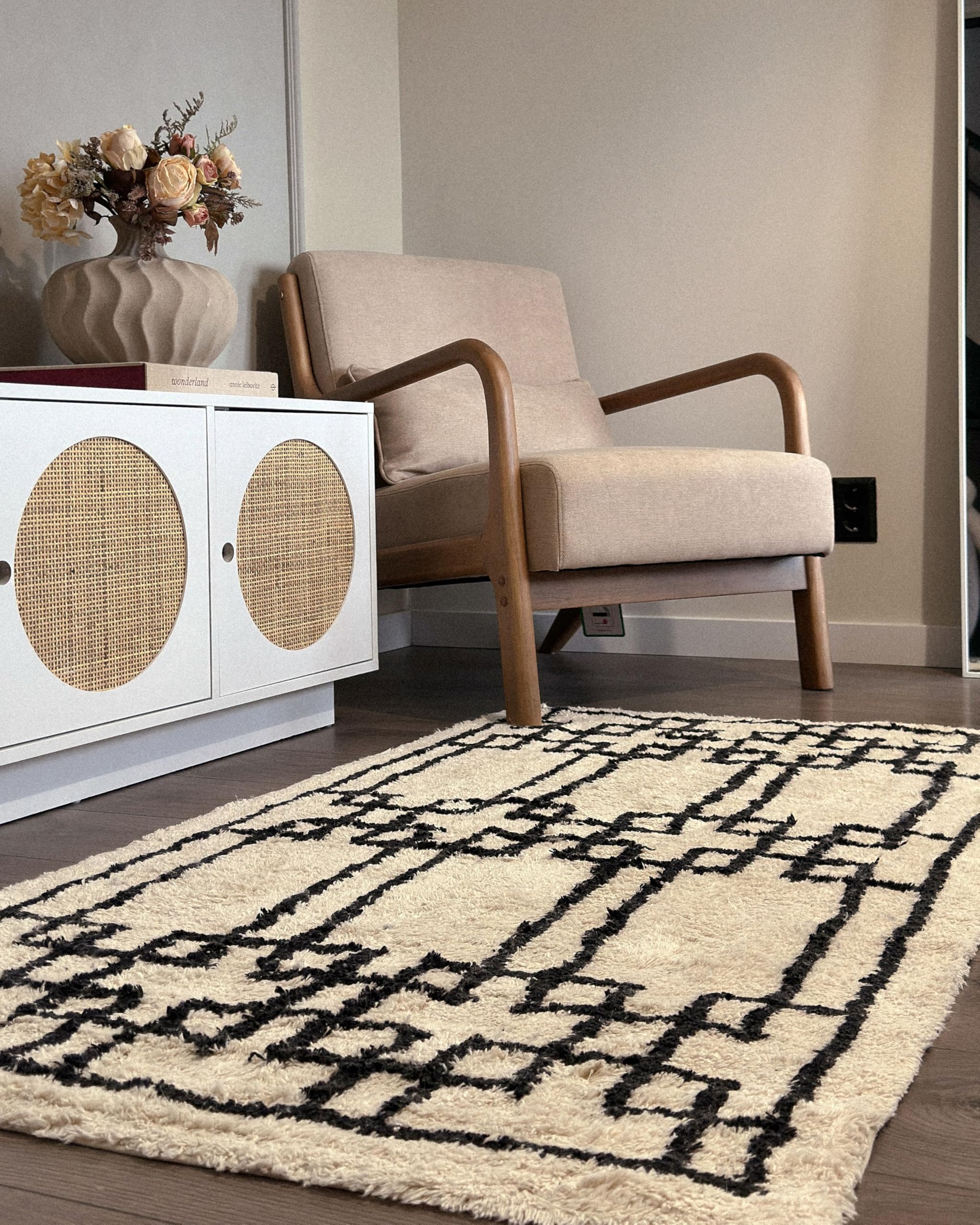 beliani-turhal-teppich-baumwolle-beige-80x150-geometrisch image 6