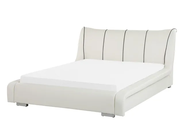beliani-nantes-lederbett-wei-140x200-ziern-hte image 1