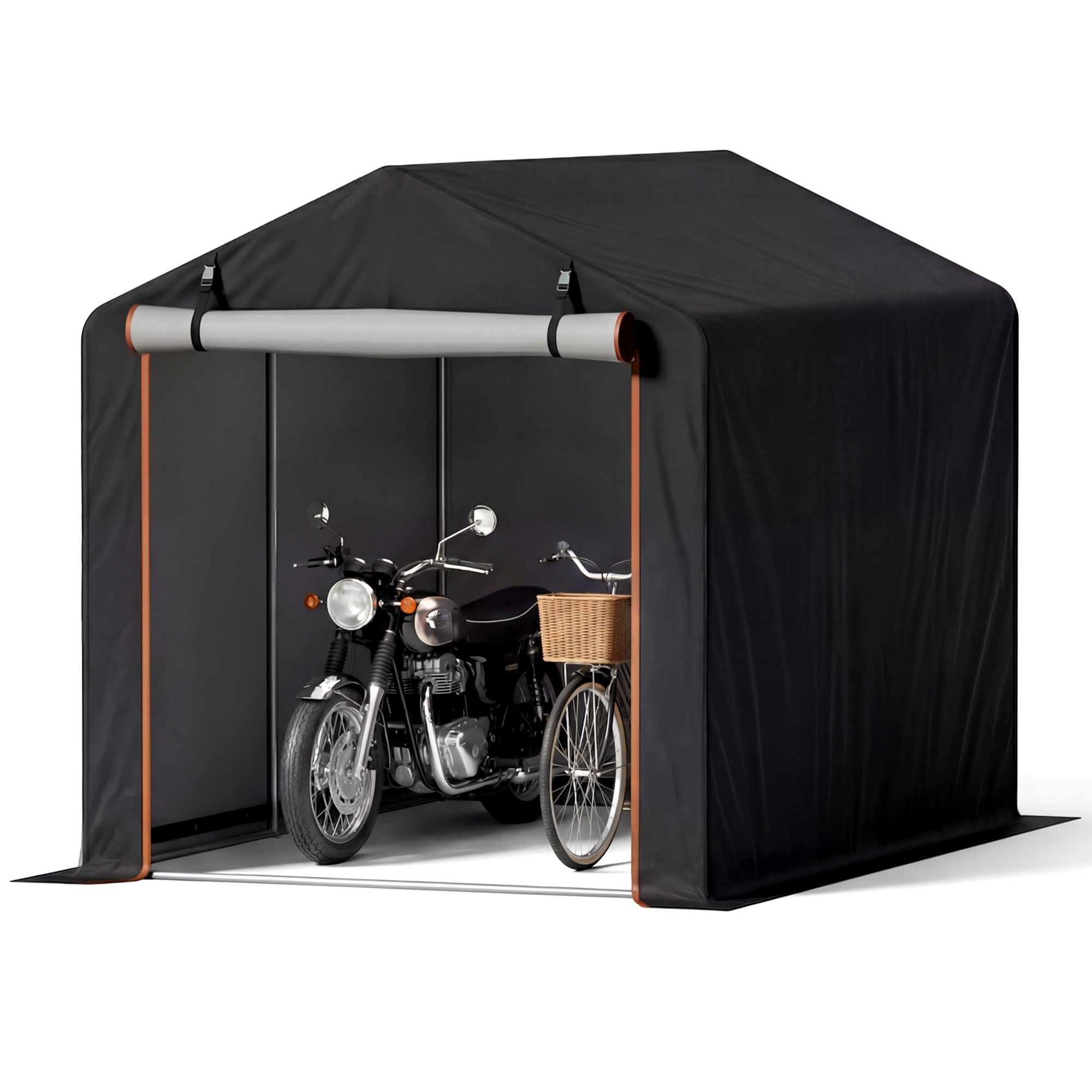 homall-metal-shed-ger-teschuppen-6x3-silber-wasserdicht image 4