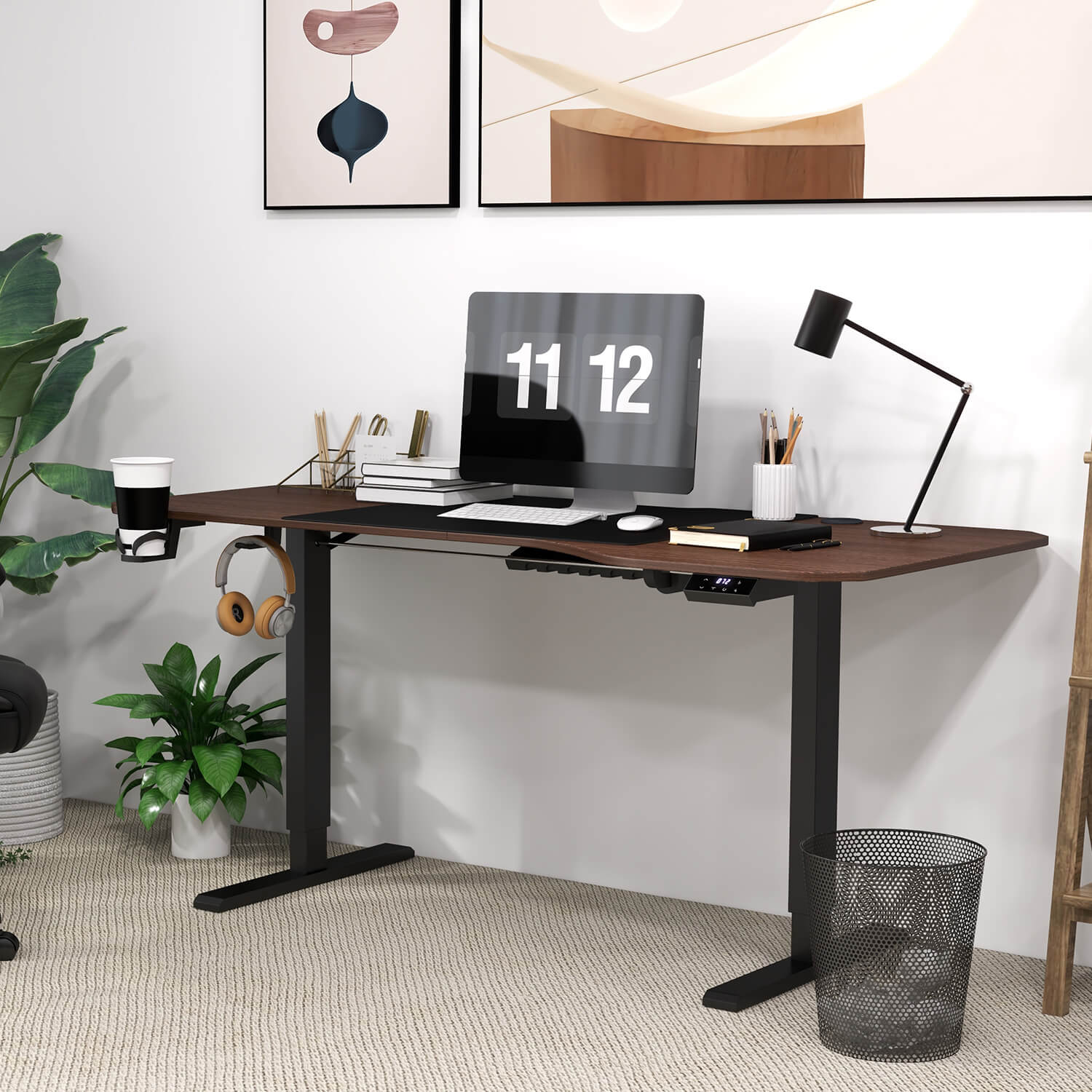 homall-standing-desk-schreibtisch-63-zoll-schwarz-elektrisch image 7