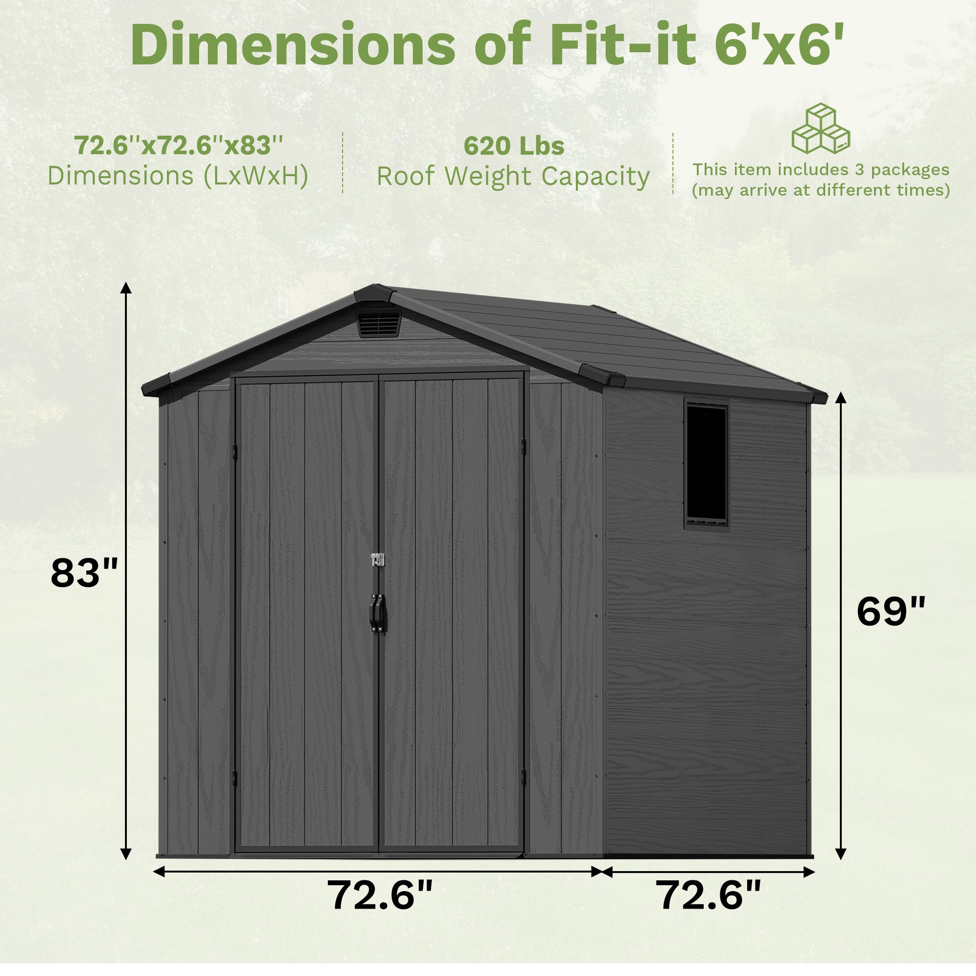 homall-metal-shed-ger-tehaus-6x6ft-dunkelgrau-fenster image 4