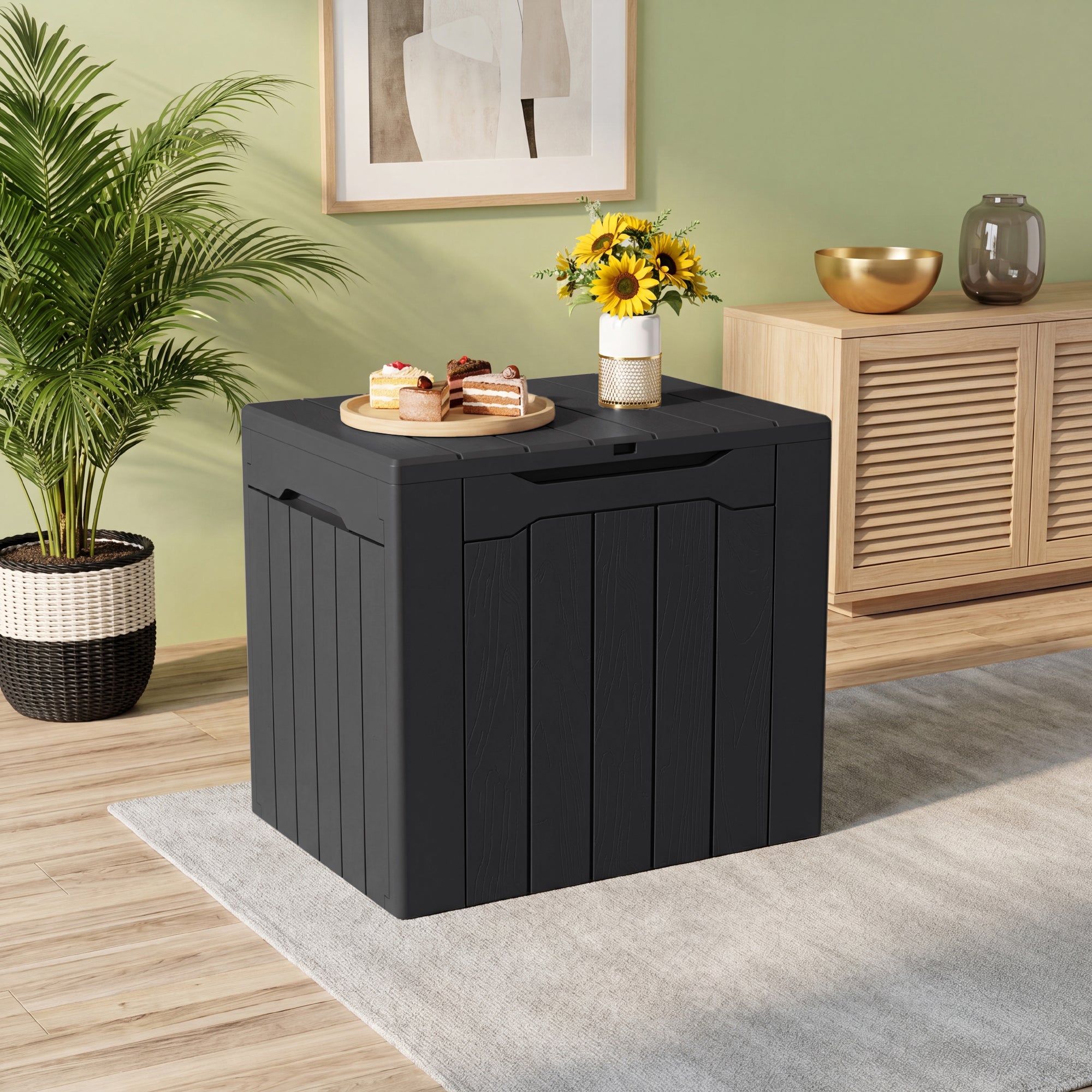 homall-patio-furniture-deck-box-117l-schwarz-wetterfest-bank image 4