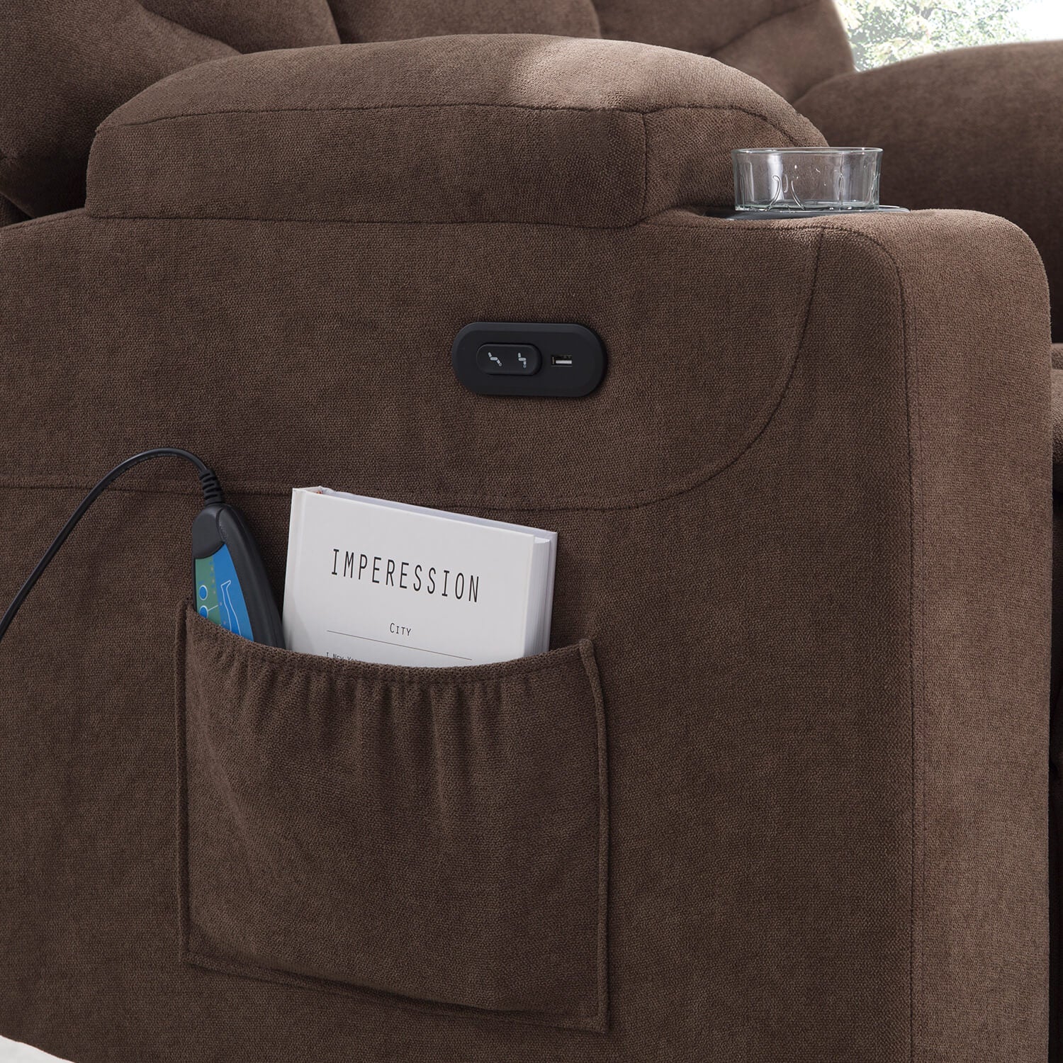 homall-recliner-chair-aufstehsessel-stoff-braun-w-rme image 6