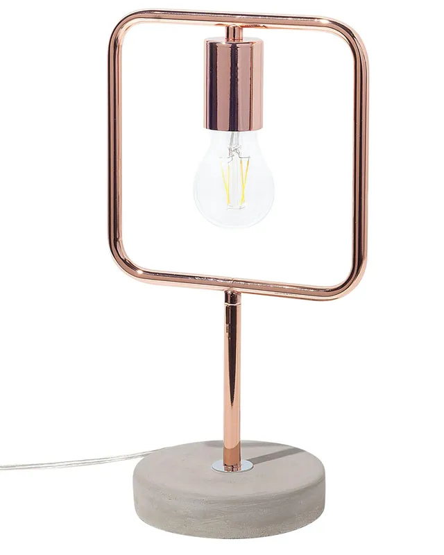 beliani-mundo-tischlampe-beton-kupfer-grau-e27 image 1