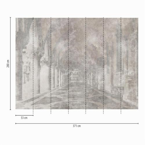 livingwalls-fototapeten-399151-vintage-grau-beige-2-12x2-80m image 6