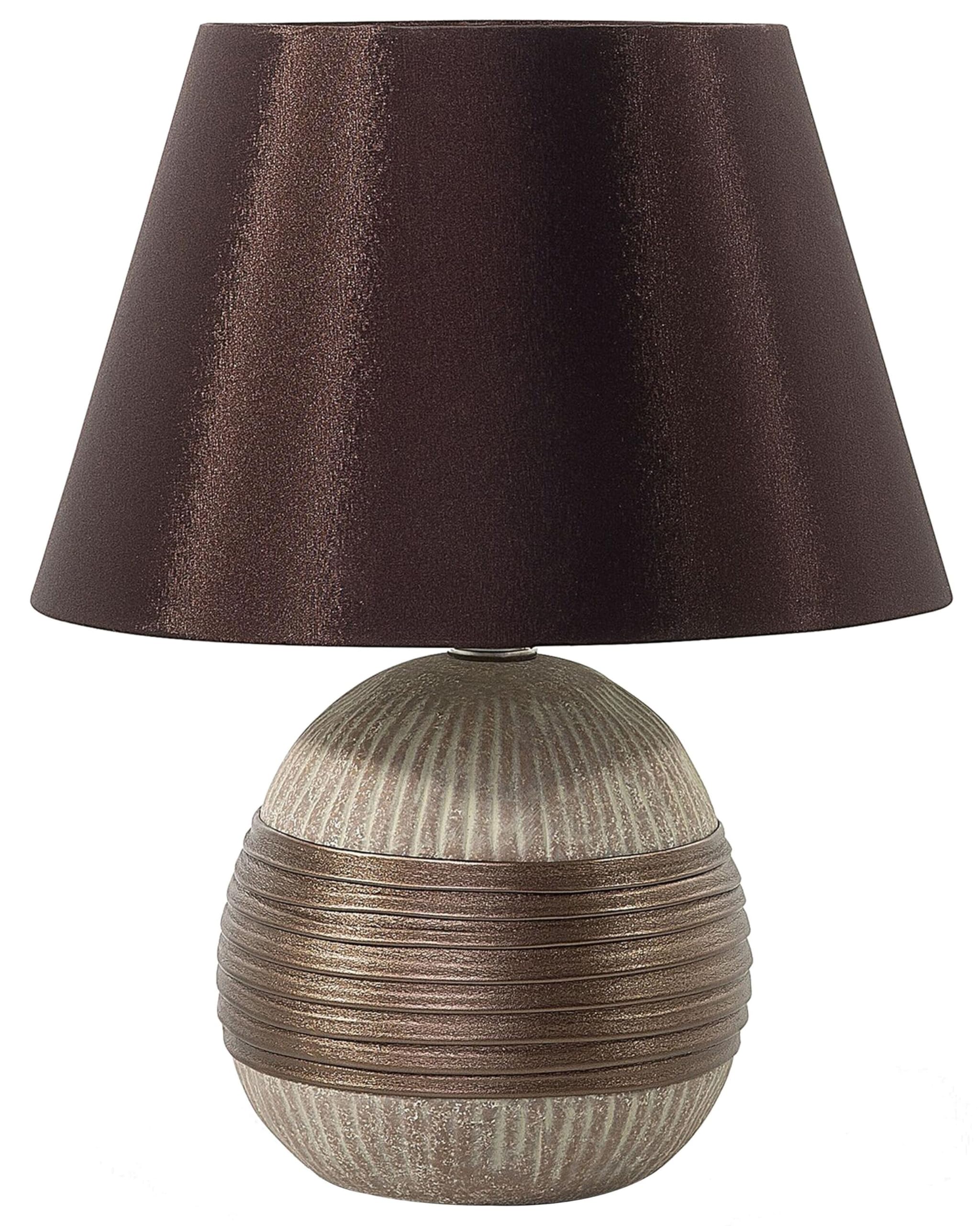 beliani-sado-tischleuchte-braun-beige-37-cm-porzellan image 1