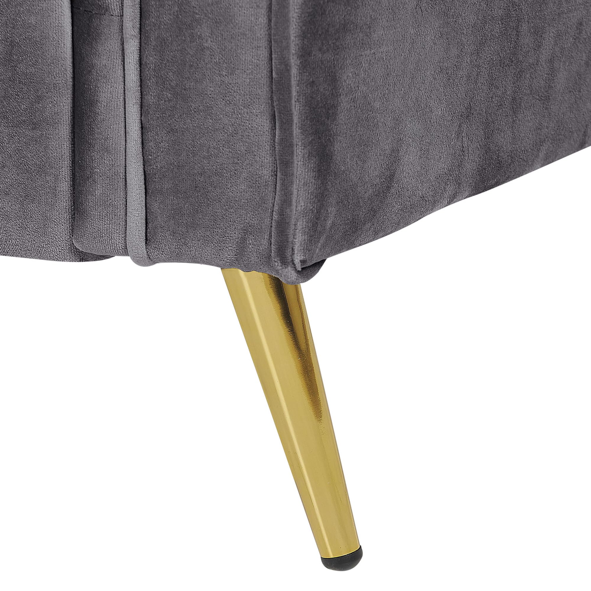 beliani-vietas-sessel-samt-dunkelgrau-mit-goldbeinen image 7