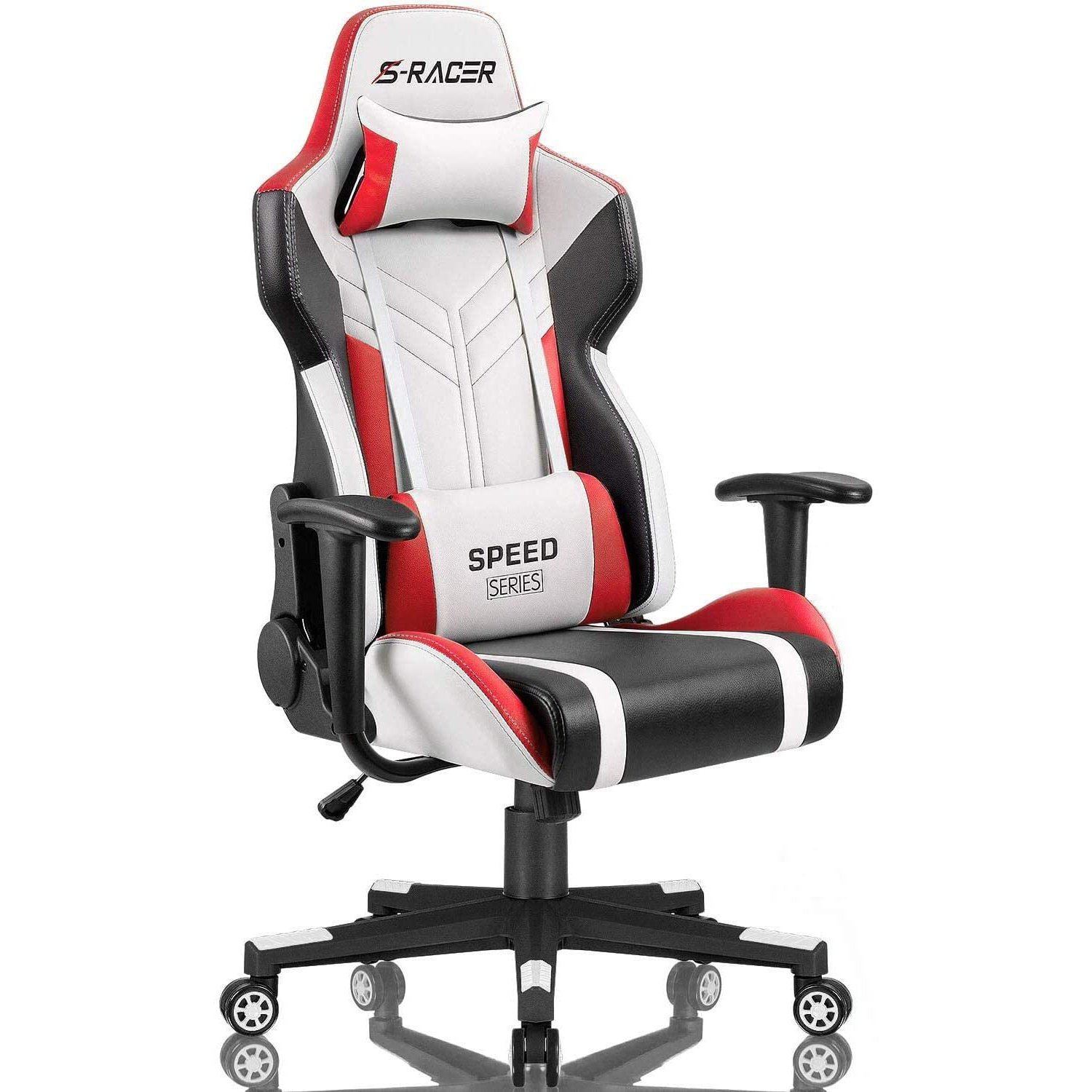 homall-gaming-chair-s-racer-gamer-stuhl-blau-kunstleder image 8