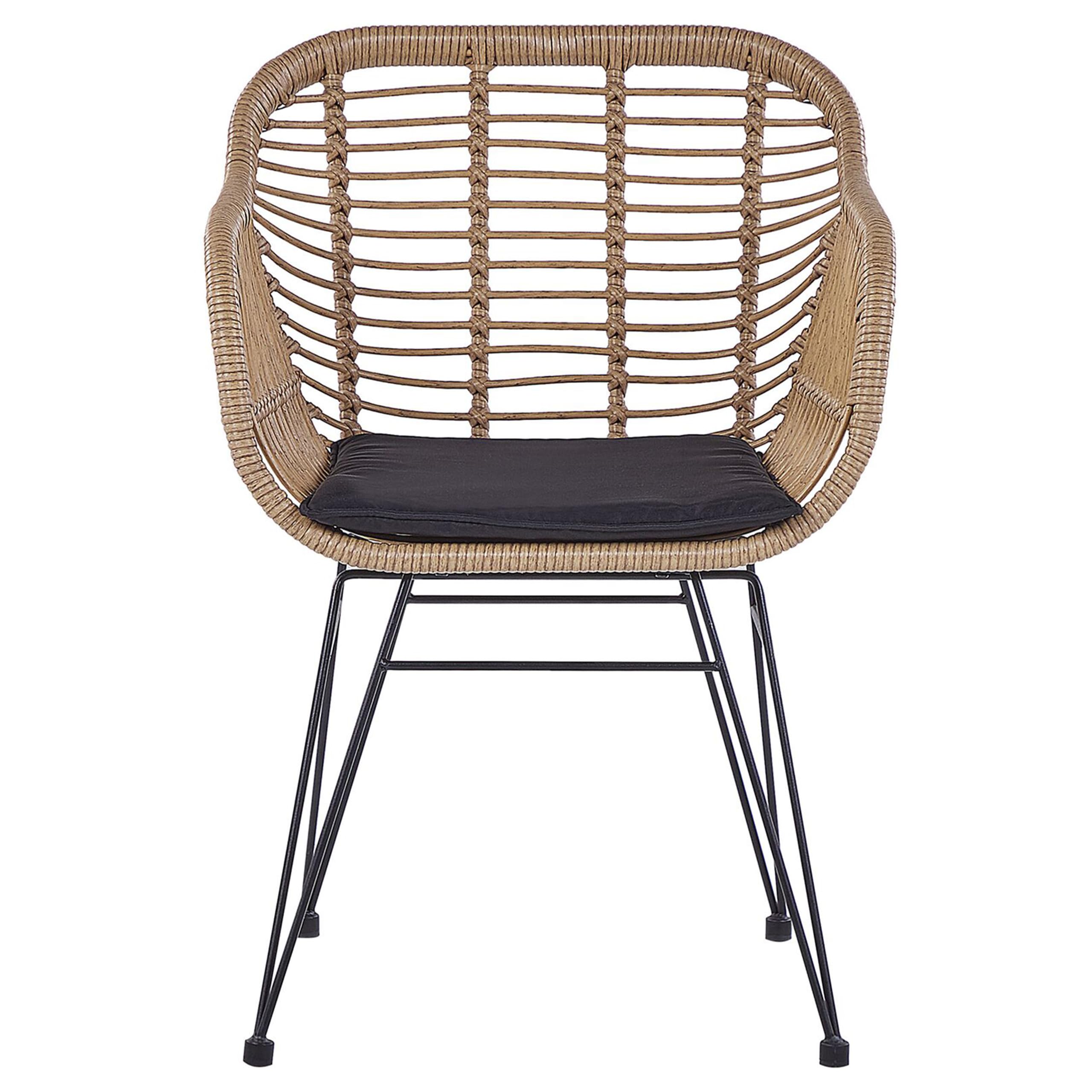 beliani-tropea-ii-balkonset-rattan-schwarz-3-teilig image 4
