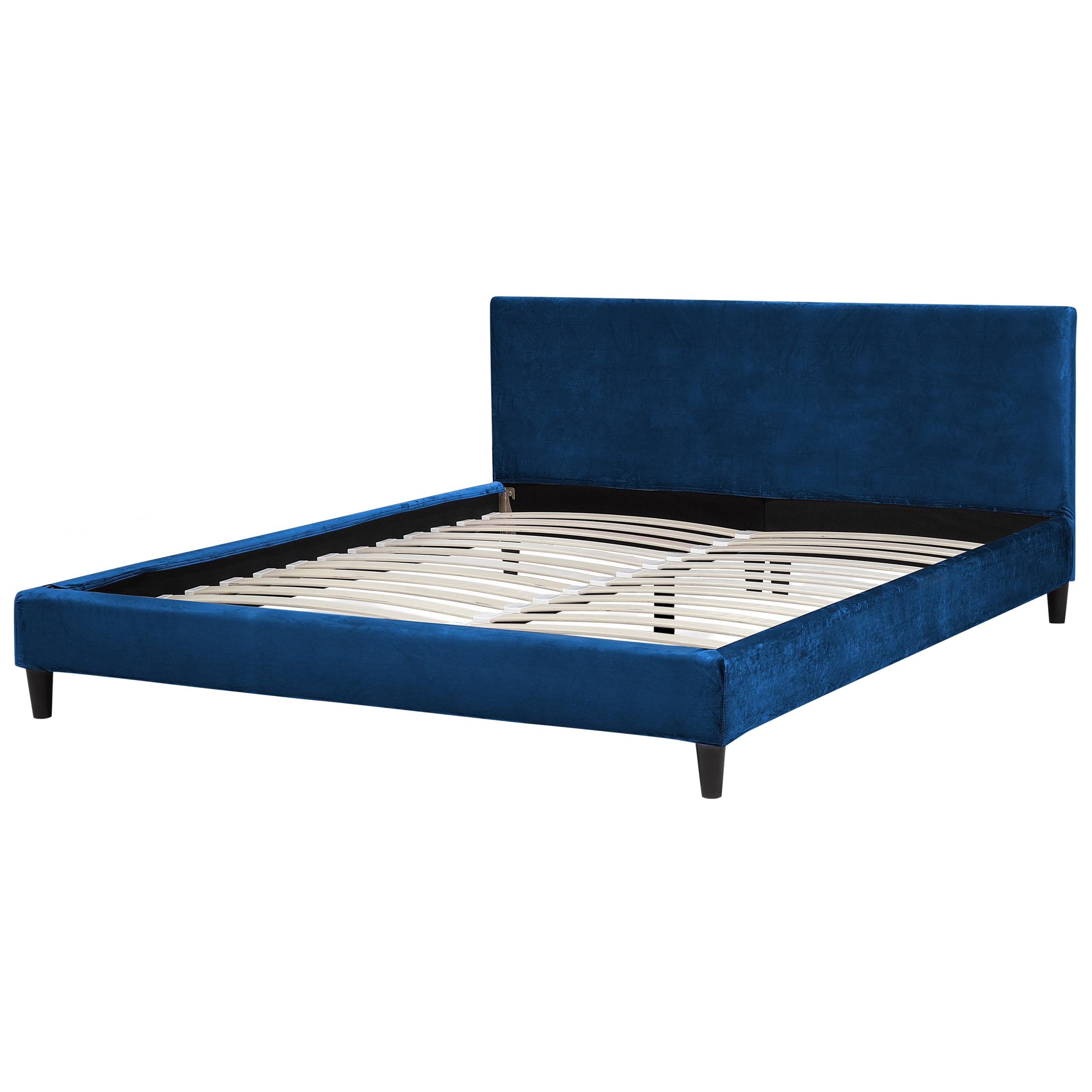 beliani-doppelbett-180x200-cm-samt-dunkelblau-abnehmbar image 4