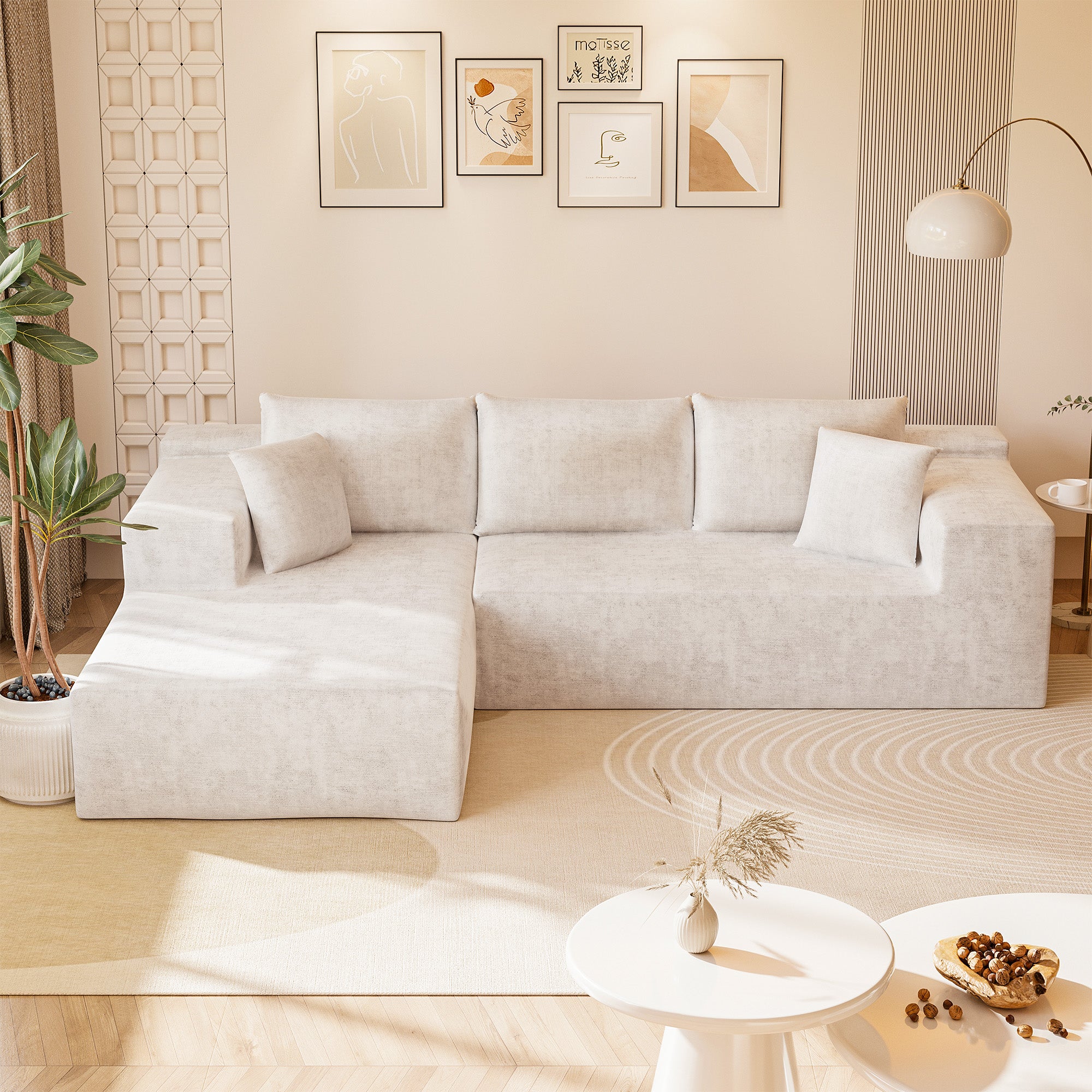 homall-sofa-ecksofa-108-grau-modular-chenille image 6