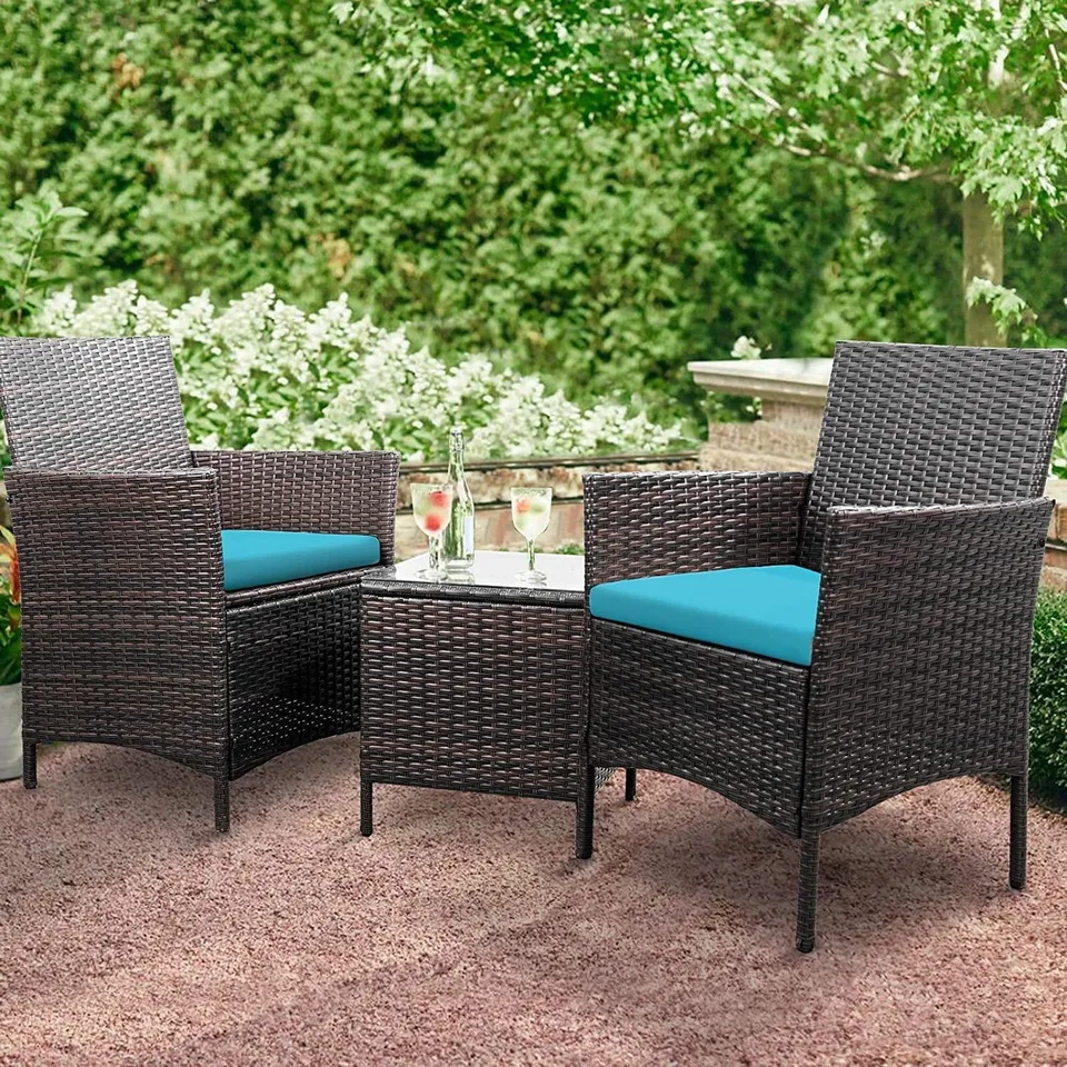 homall-patio-furniture-rattan-lounge-set-3-tlg-braun-beige image 1