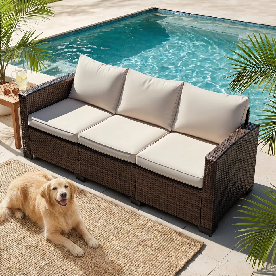 homall-patio-furniture-gartensofa-3-sitzer-rattan-braun image 1