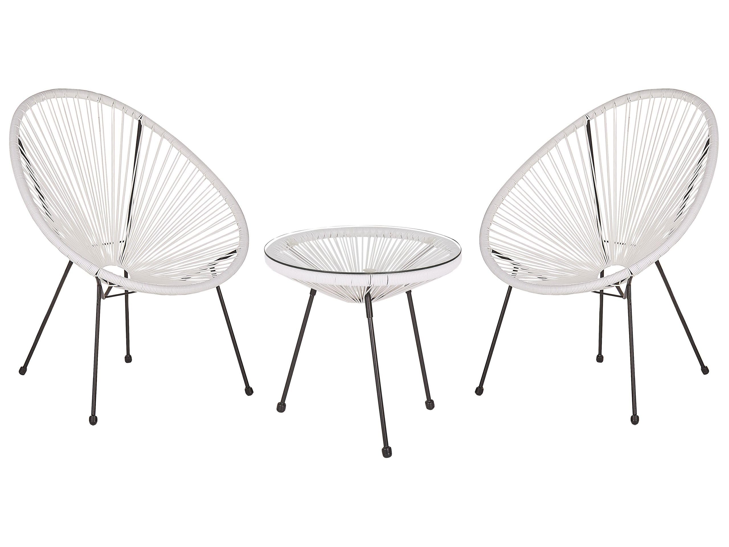 beliani-acapulco-ii-balkonset-rattan-wei-3-teilig image 1