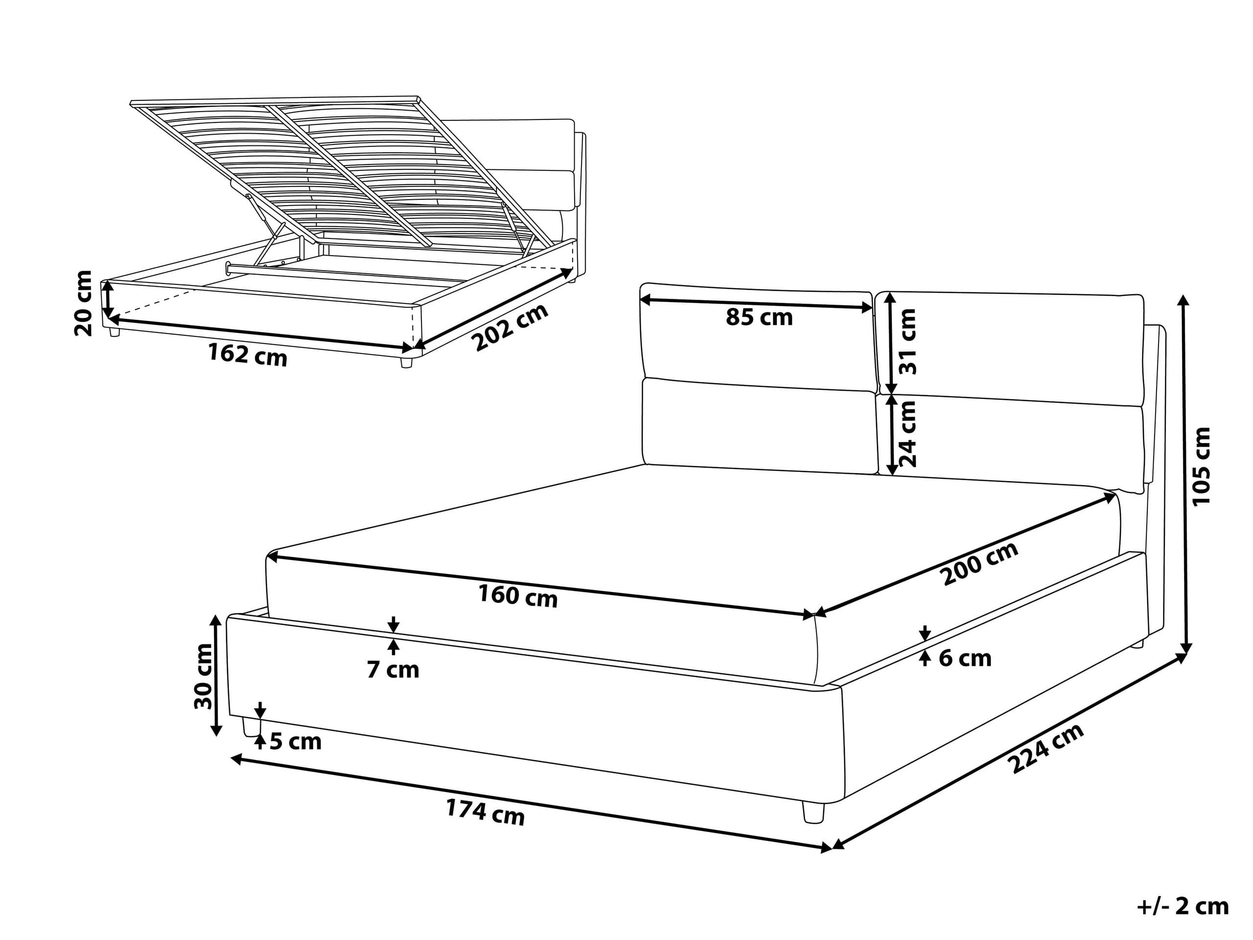 beliani-batilly-doppelbett-160x200-samt-hellgrau-bettkasten image 3