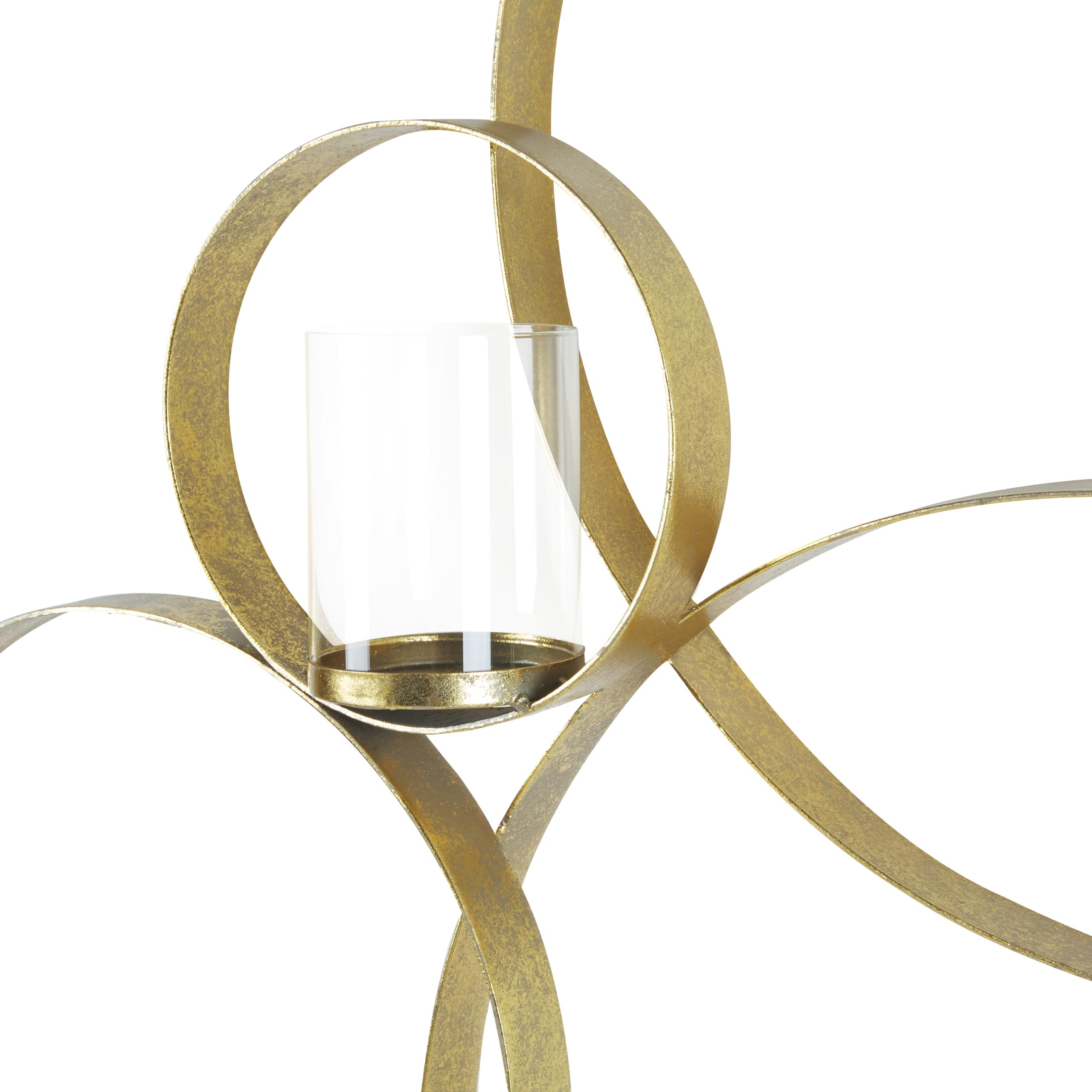 beliani-buru-wandkerzenhalter-gold-4-flammig-metall-glas image 5