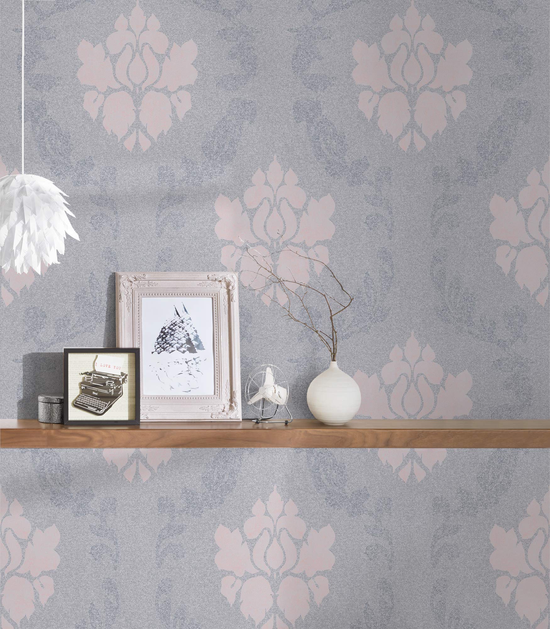 a-s-cr-ation-new-elegance-37552-3-vliestapete-grau-rosa image 3