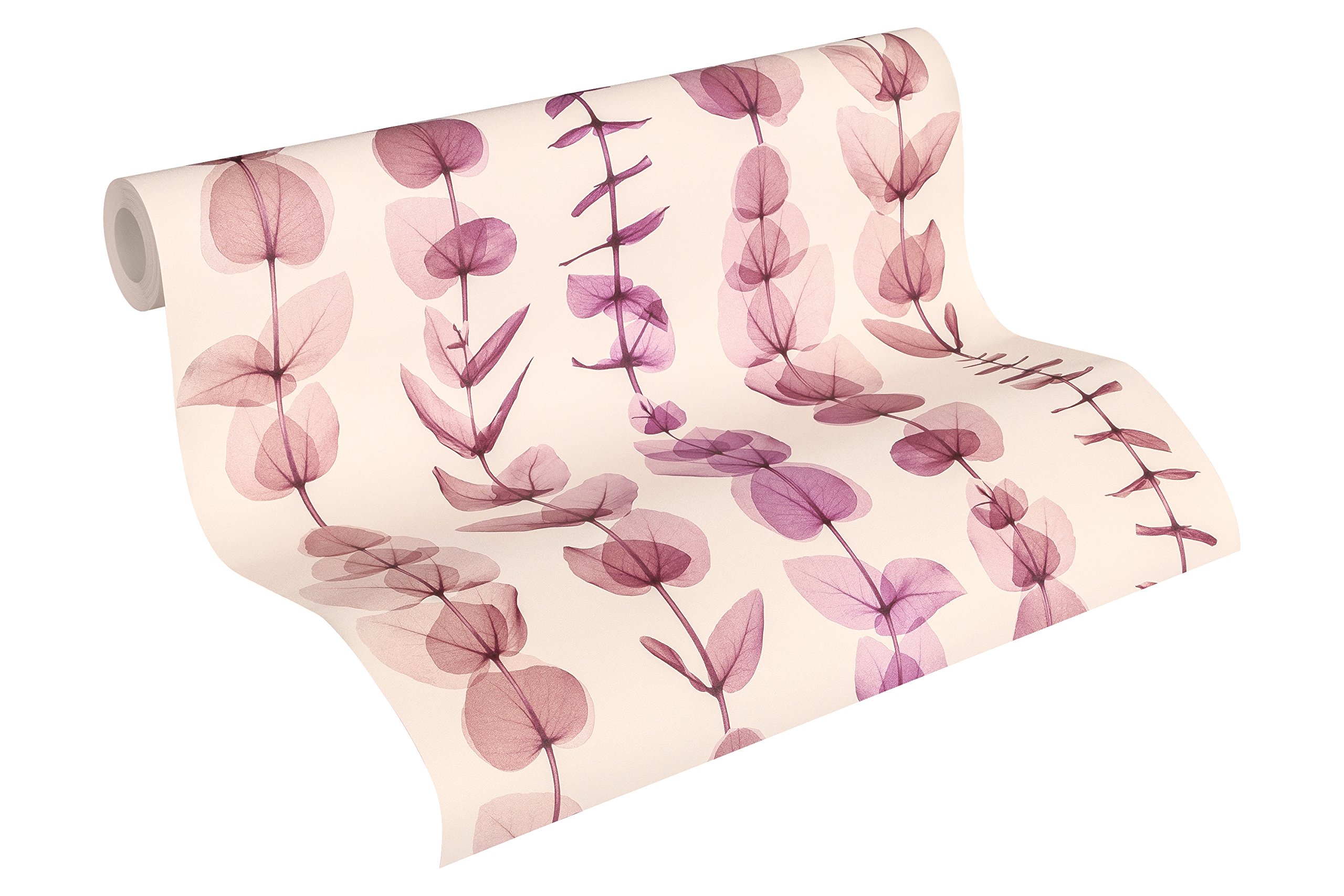 a-s-cr-ation-x-ray-342463-vliestapete-creme-metallic-lila-floral image 2