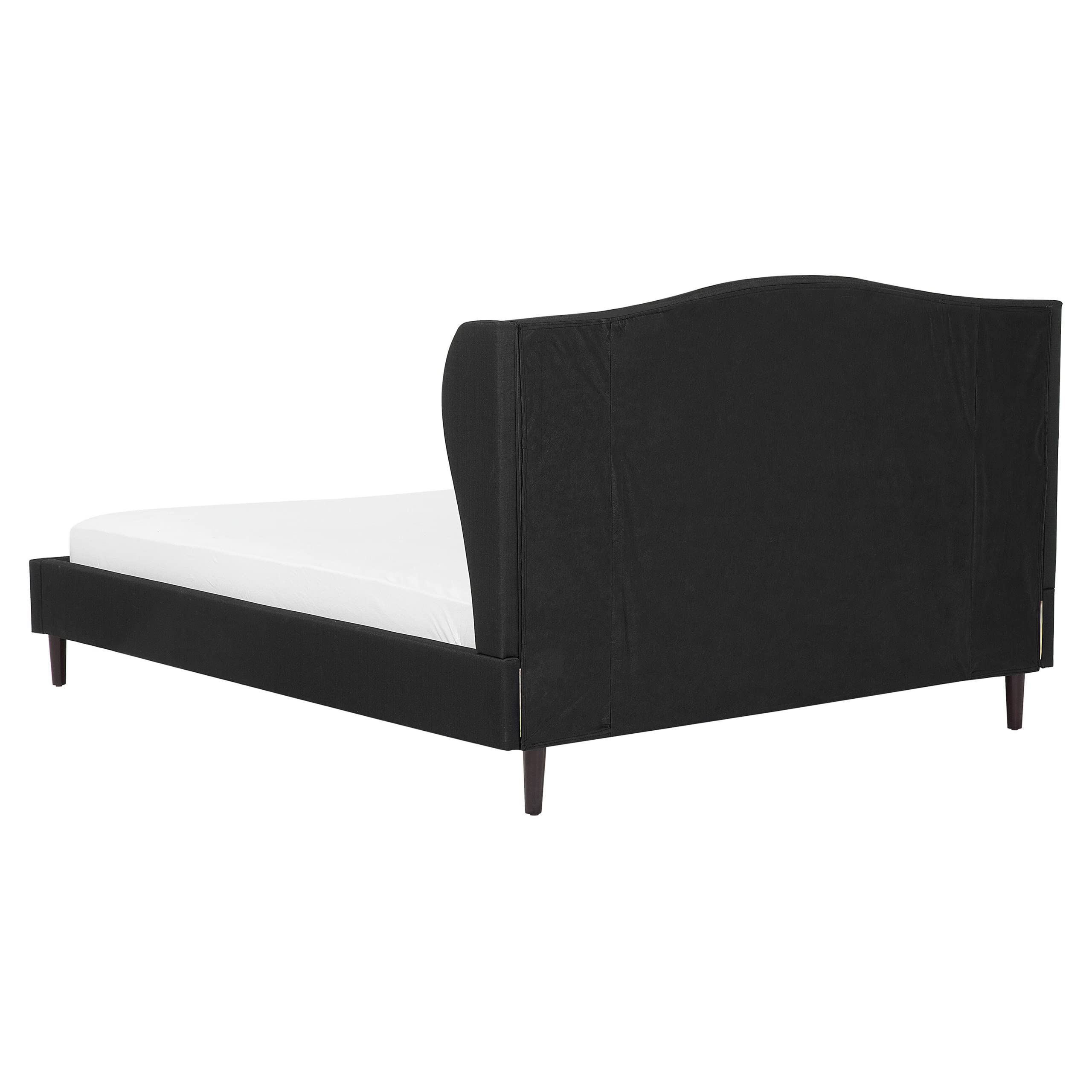 beliani-doppelbett-schwarz-160x200-lattenrost-nieten image 6