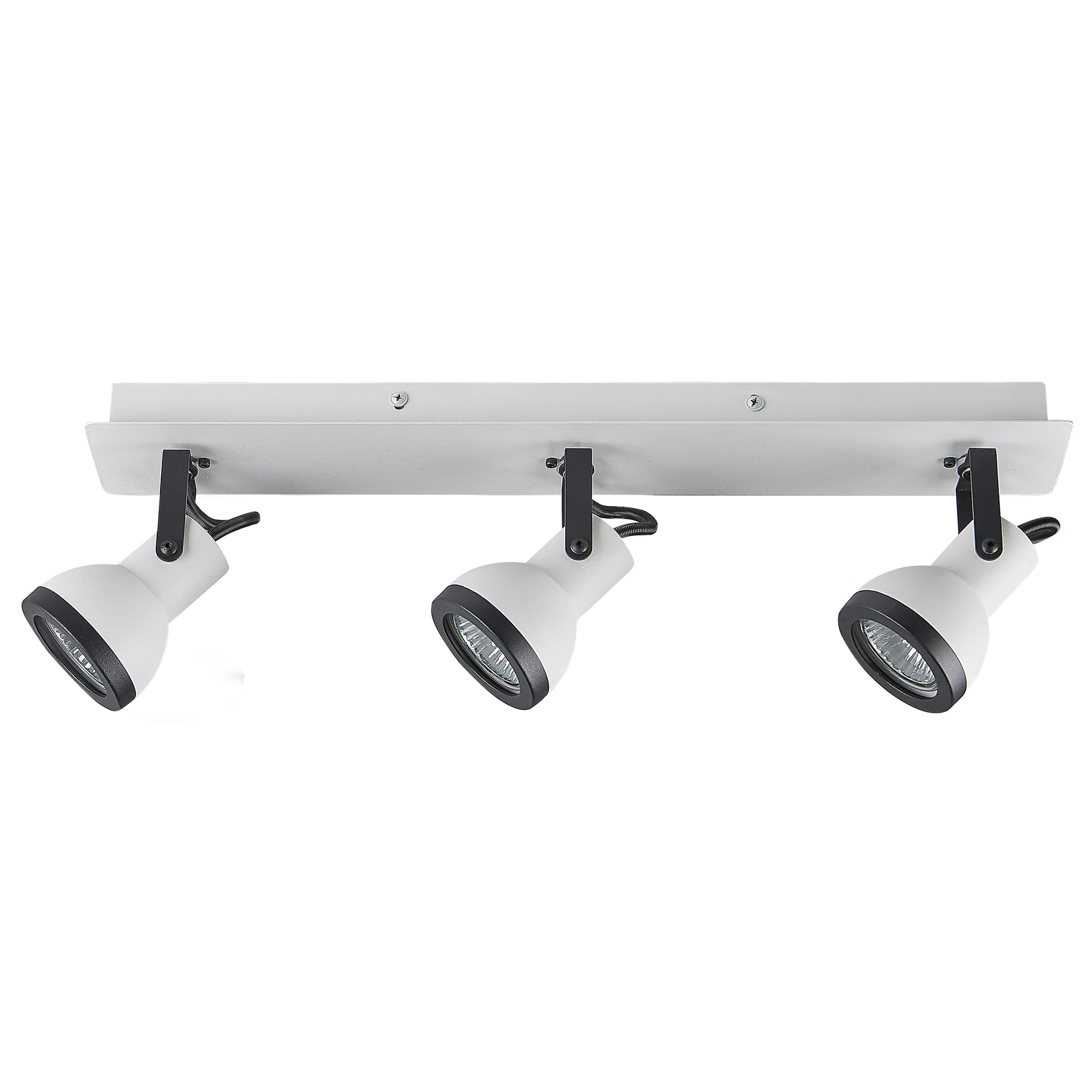 beliani-baro-deckenlampe-3-flammig-wei-schwarz-metall image 4
