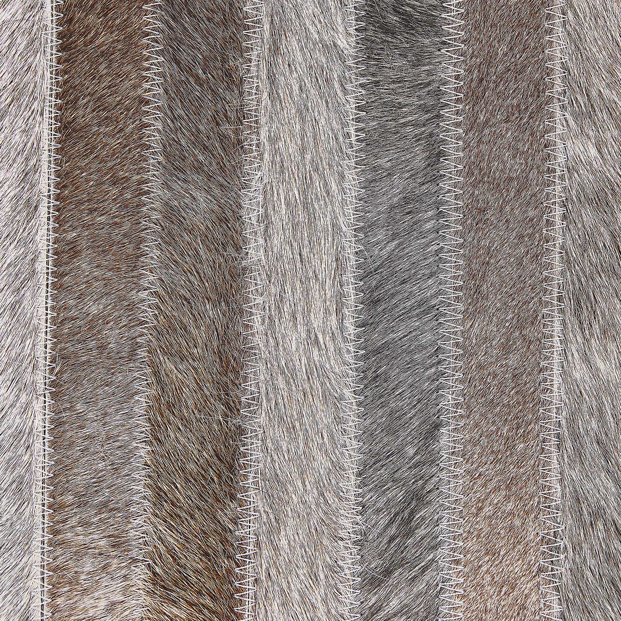 beliani-tuzluca-kuhfell-teppich-140x200-cm-mehrfarbig-patchwork image 5