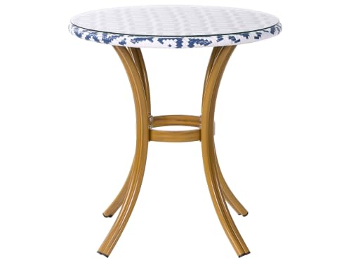 beliani-rifreddo-gartentisch-rund-rattan-blau-wei-glas image 7