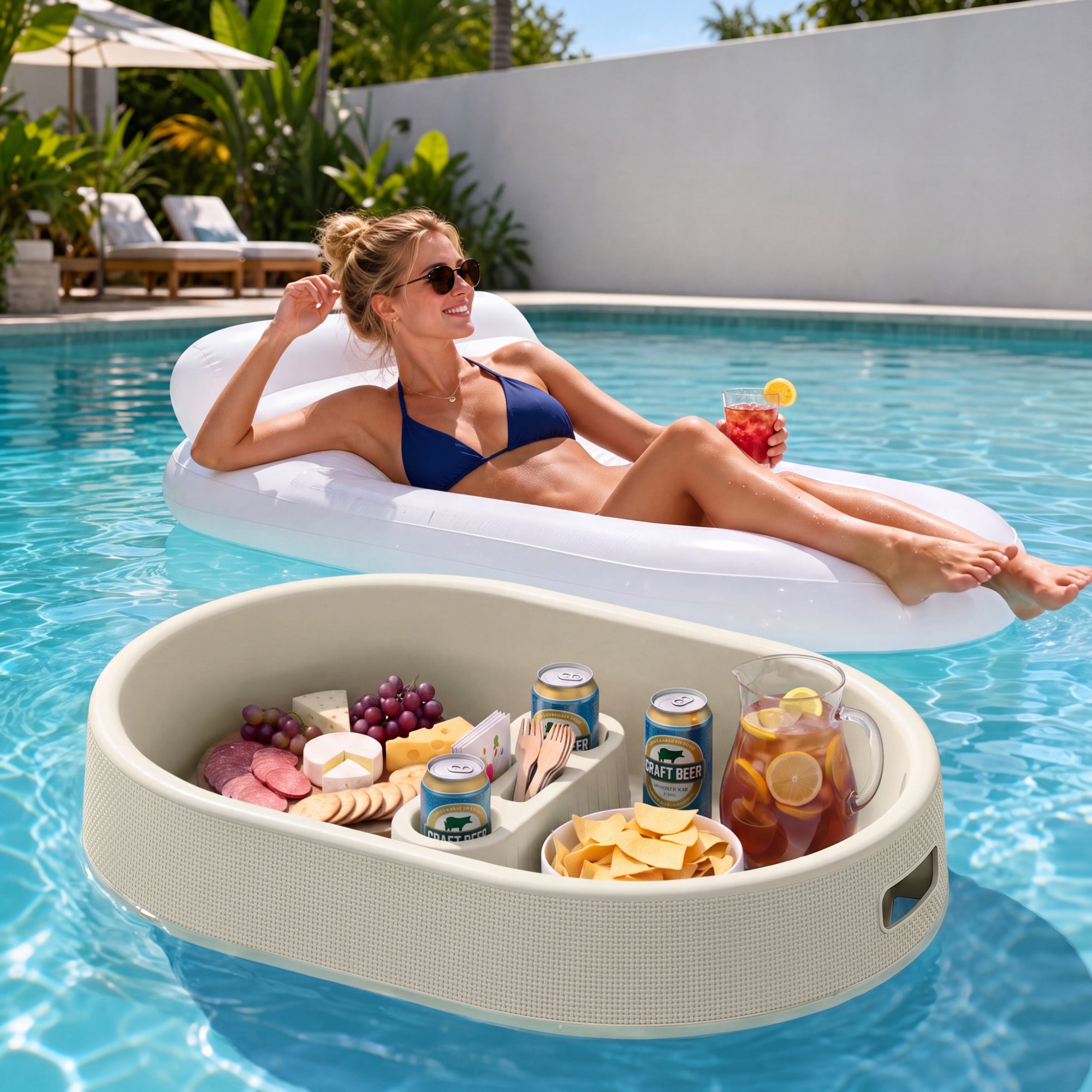 homall-patio-furniture-pool-tablett-schwimmend-beige-getr-nke image 2
