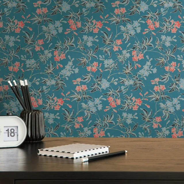 a-s-cr-ation-art-of-eden-390634-blumentapete-blau-bunt-10m image 1