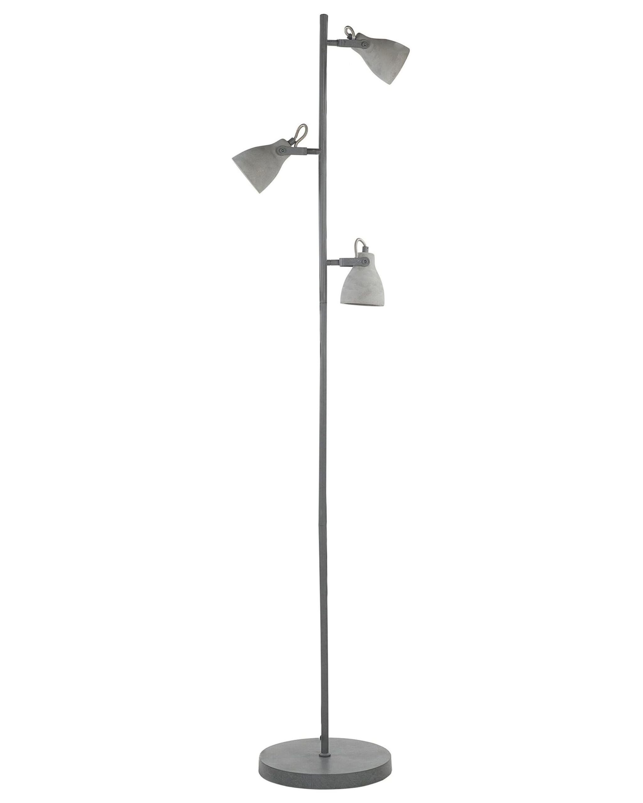 beliani-mistago-stehlampe-beton-hellgrau-modern image 1