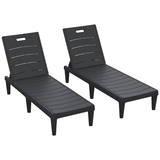 homall-patio-furniture-sonnenliege-schwarz-2er-verstellbar-wetterfest image 1