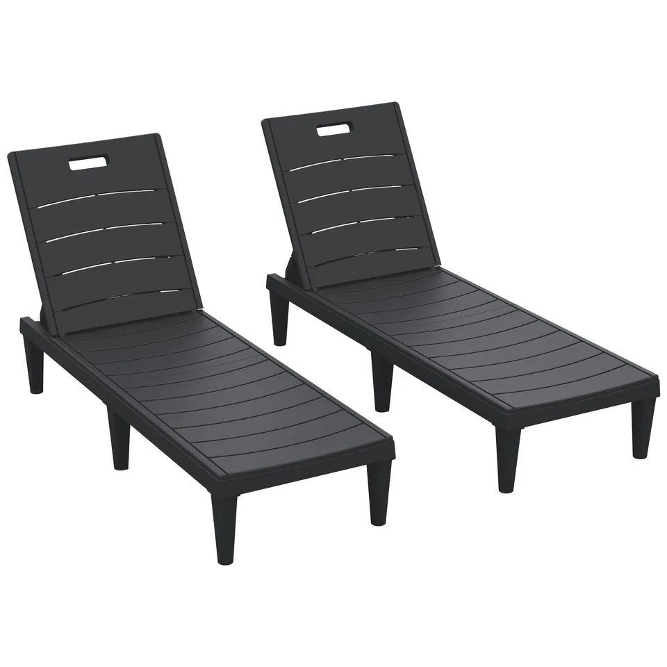 homall-patio-furniture-sonnenliege-schwarz-2er-verstellbar-wetterfest image 1