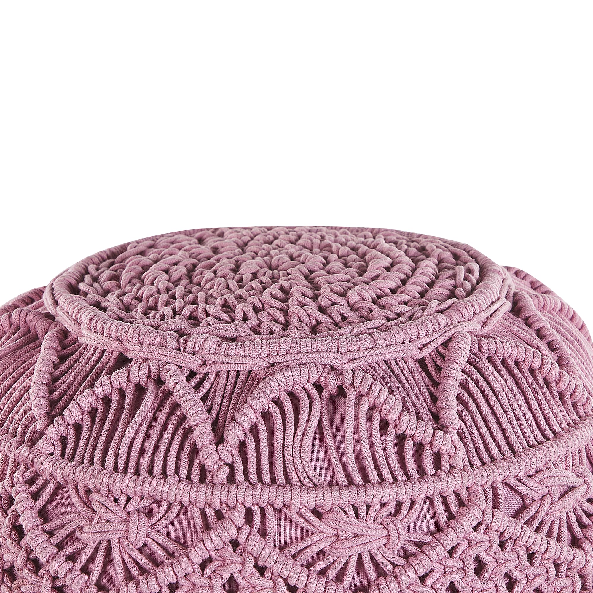 beliani-kayseri-pouf-40x40-cm-rosa-gestrickt-rund image 6