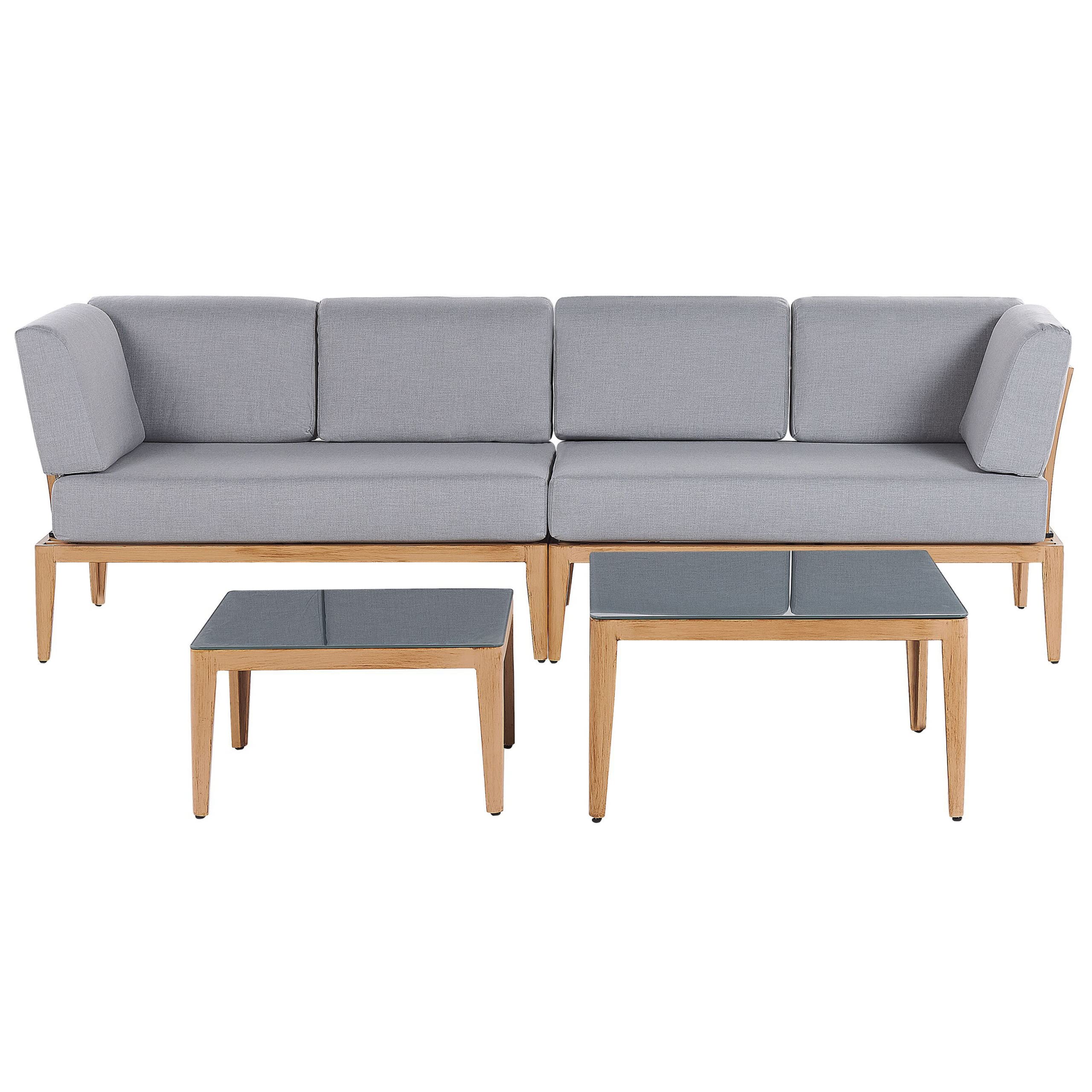 beliani-rima-lounge-set-grau-aluminium-6-personen-links image 5