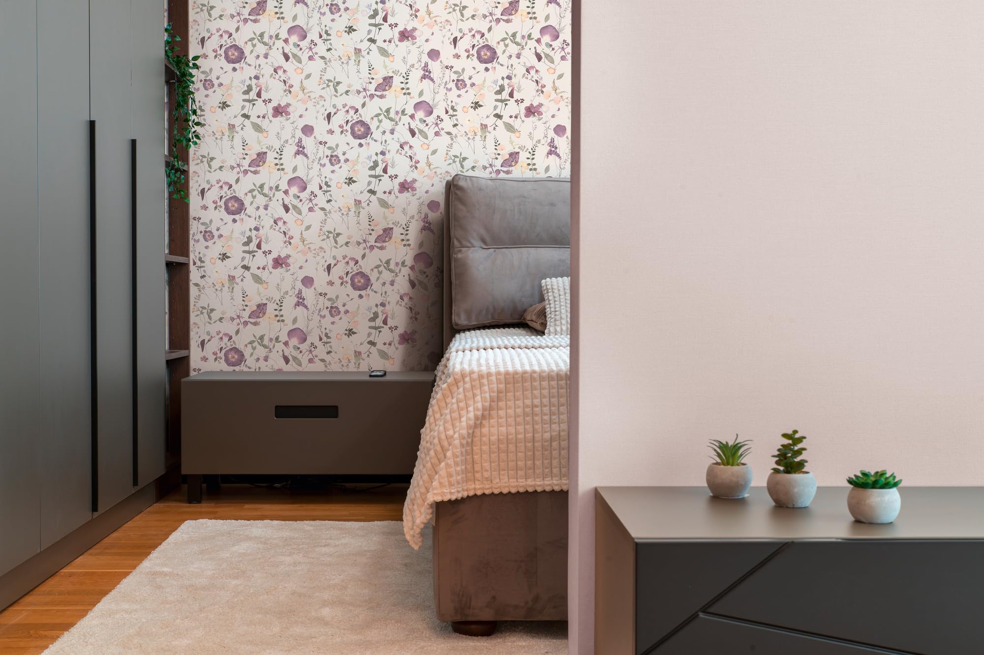 a-s-cr-ation-vliestapete-bl-tter-violett-beige-10-05m image 5