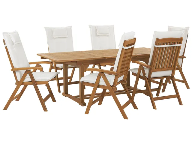 beliani-java-gartenm-bel-set-akazienholz-6-sitzer-cremewei image 1