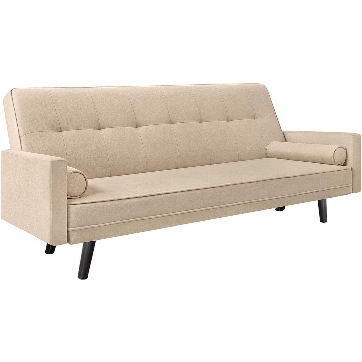 homall-recliner-chair-schlafsofa-leinen-beige image 6
