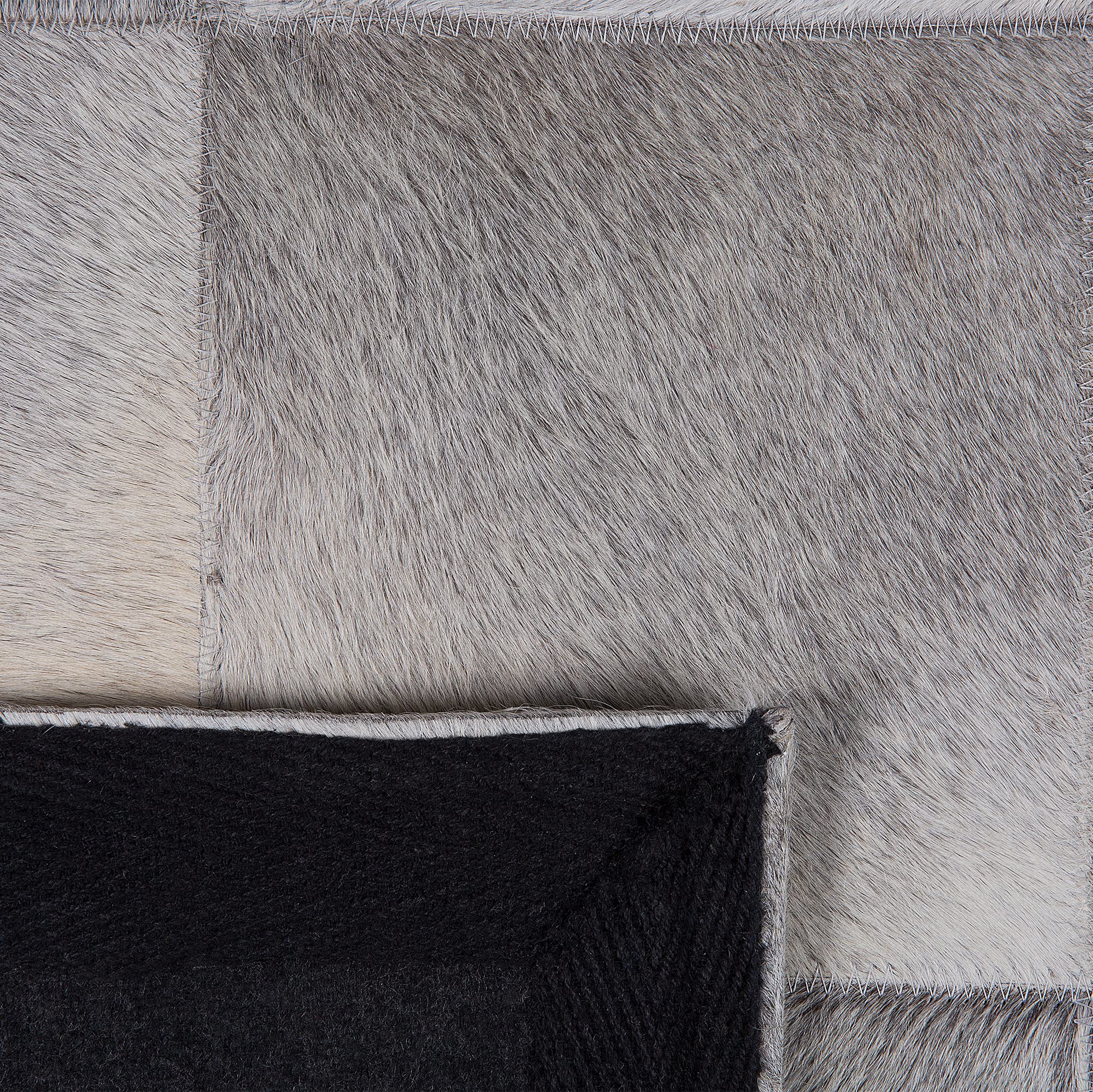 beliani-alacam-echtleder-teppich-140x200-cm-hellgrau image 5