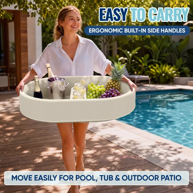 homall-patio-furniture-pool-tablett-schwimmend-beige-getr-nke image 1