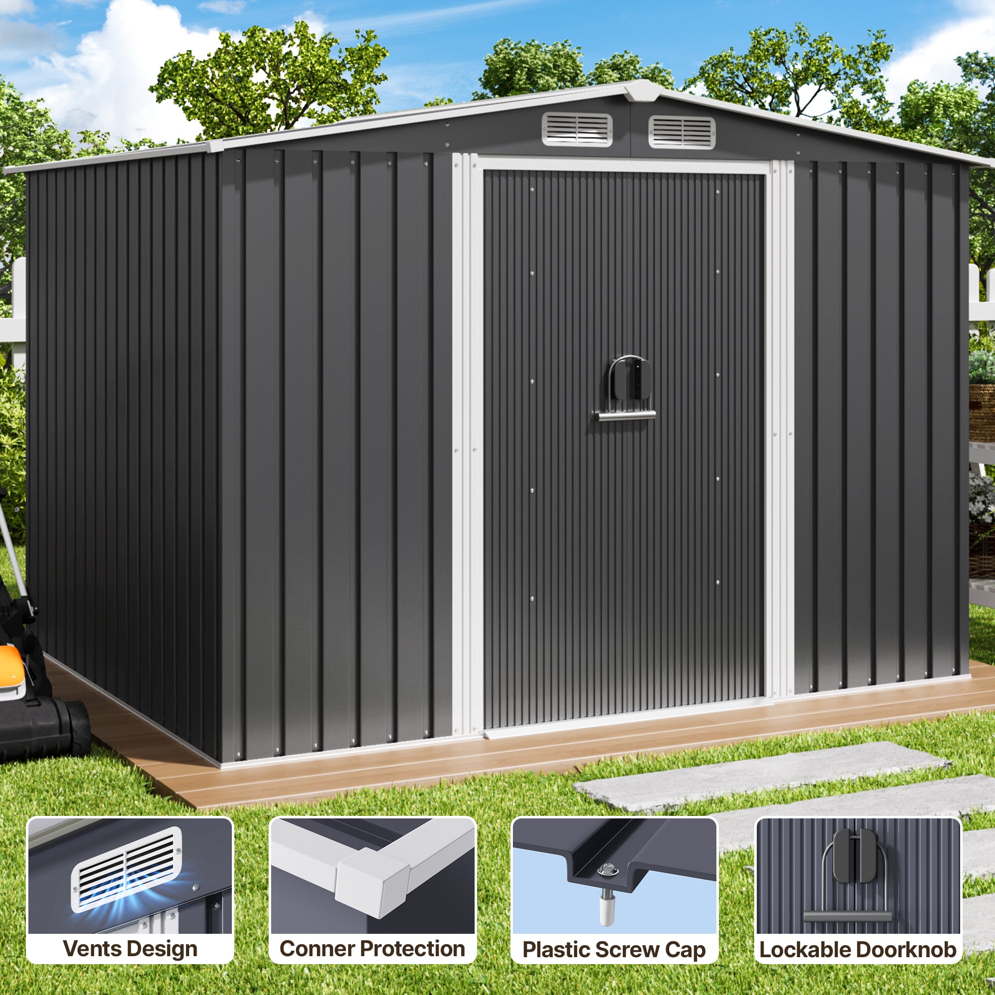 bealife-cc28-ger-tehaus-metall-247x193-dunkelgrau-schloss image 5